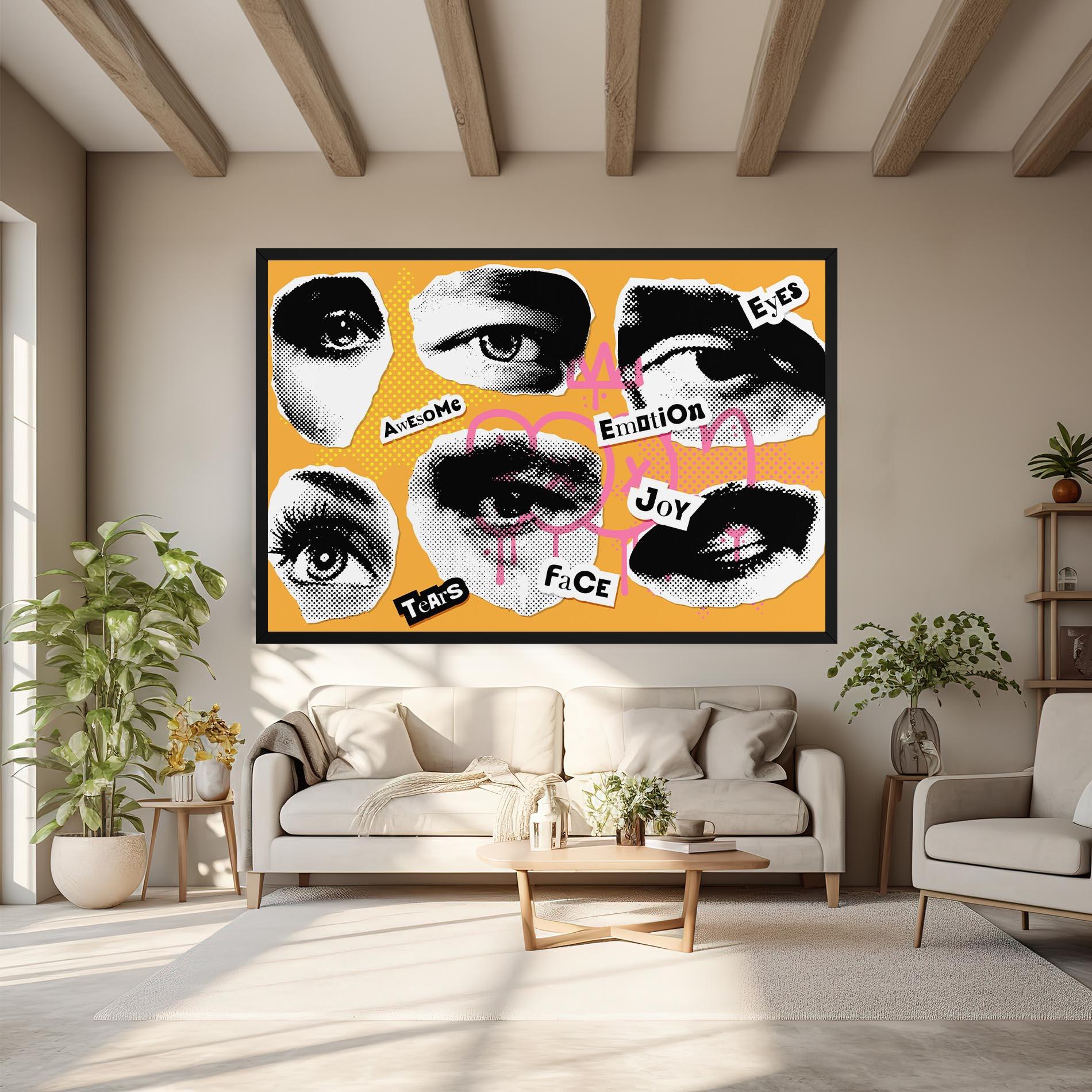 Tablou Canvas Awesome Emotions mockup 6