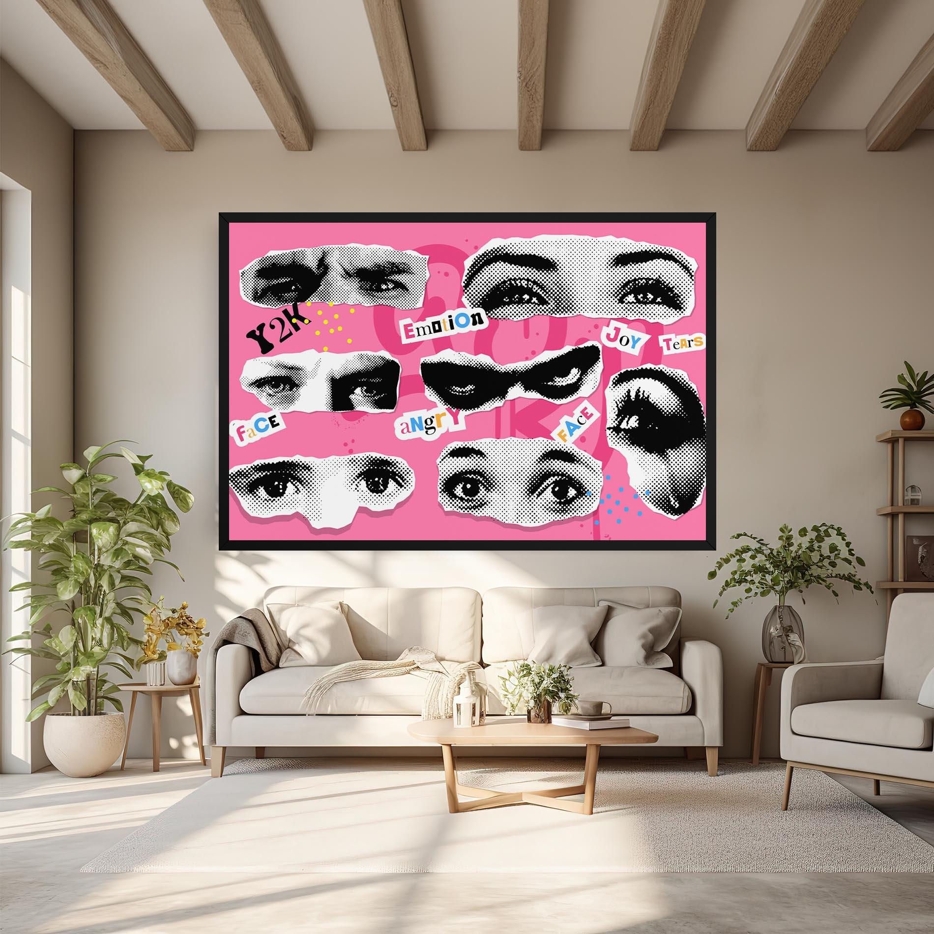 Tablou Canvas Eye Type mockup 6