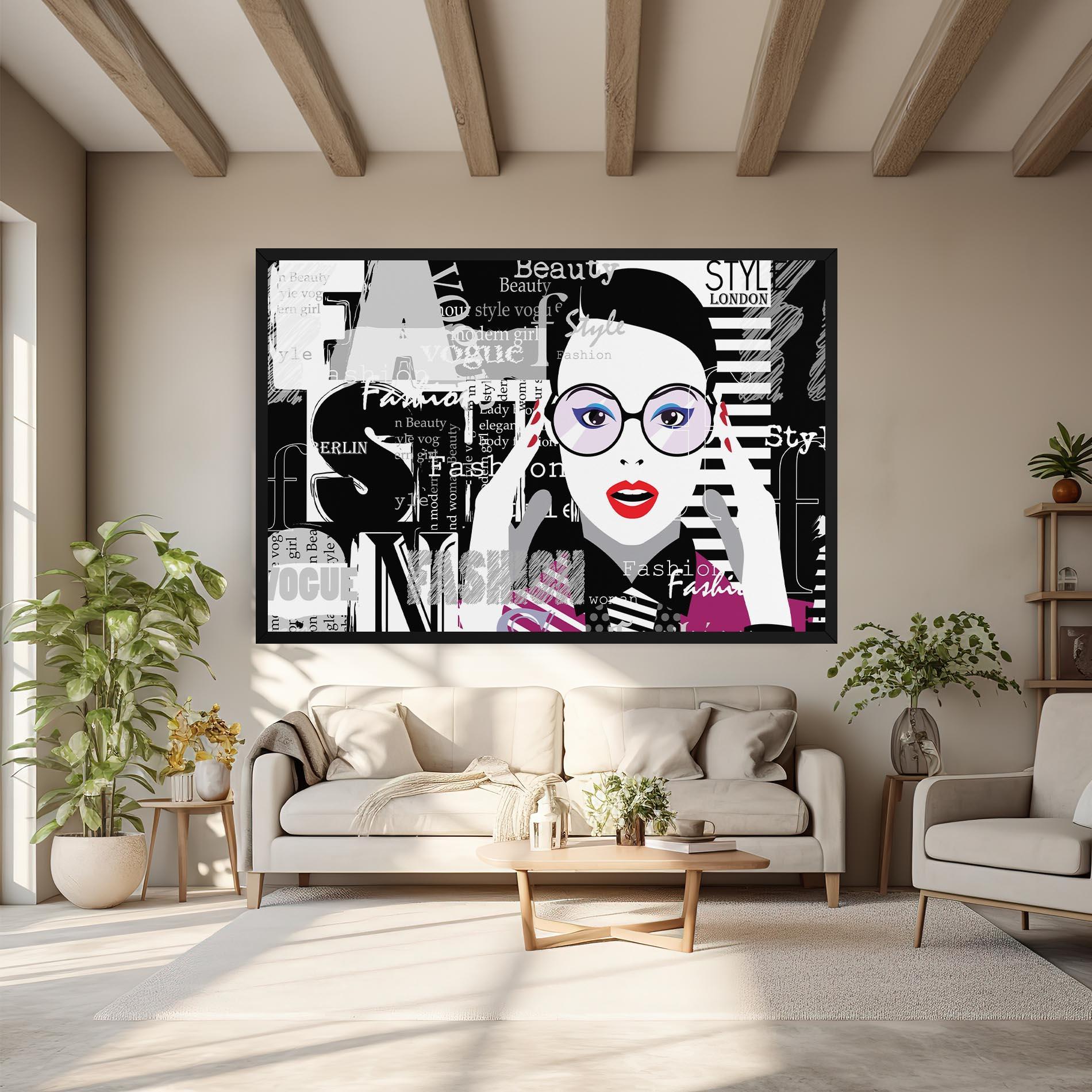 Tablou Canvas Fashion Collage mockup 6