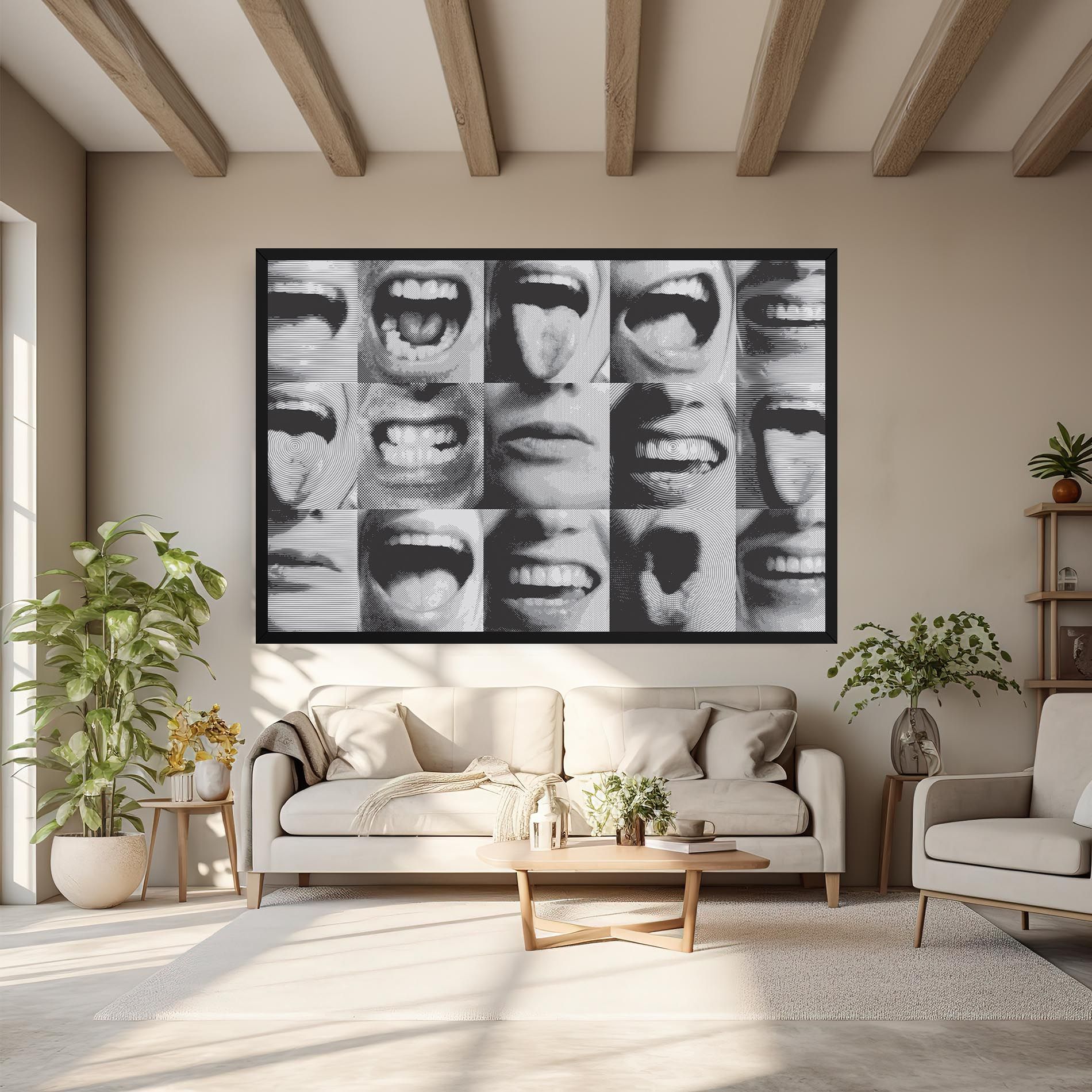 Grey Mouth Collage mockup 6