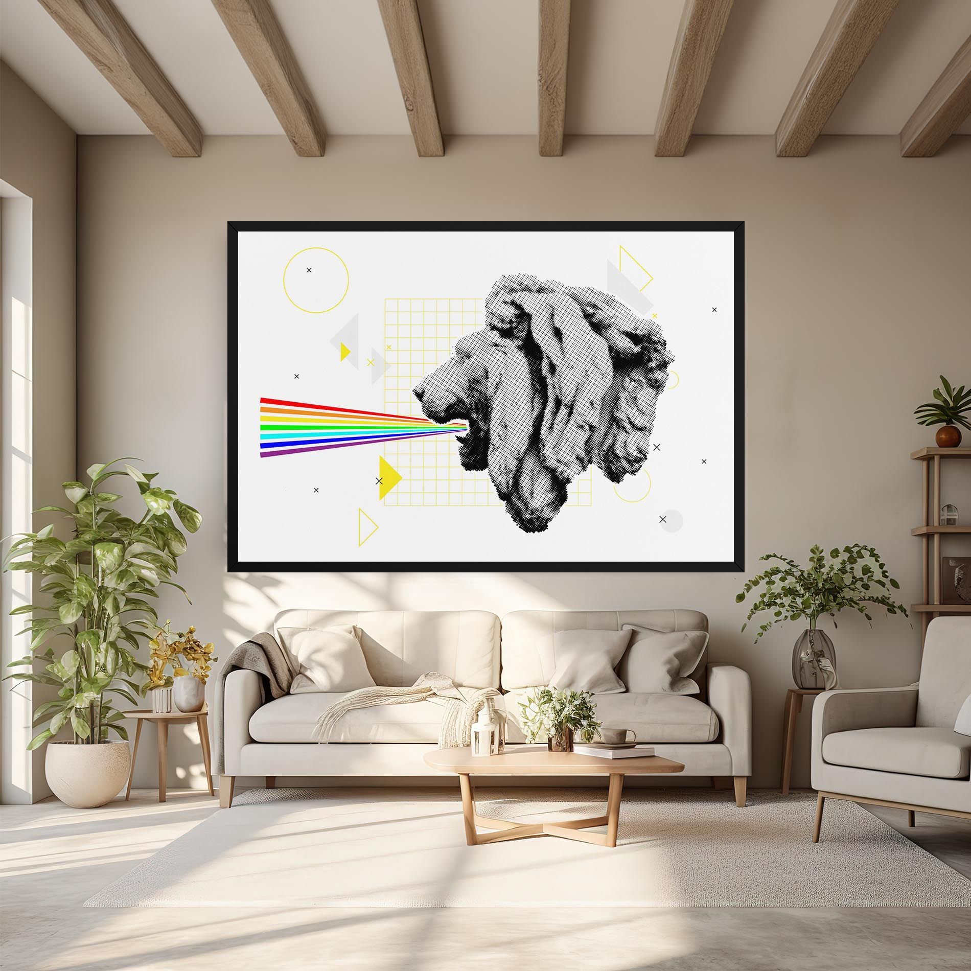 Lion Collage mockup 6