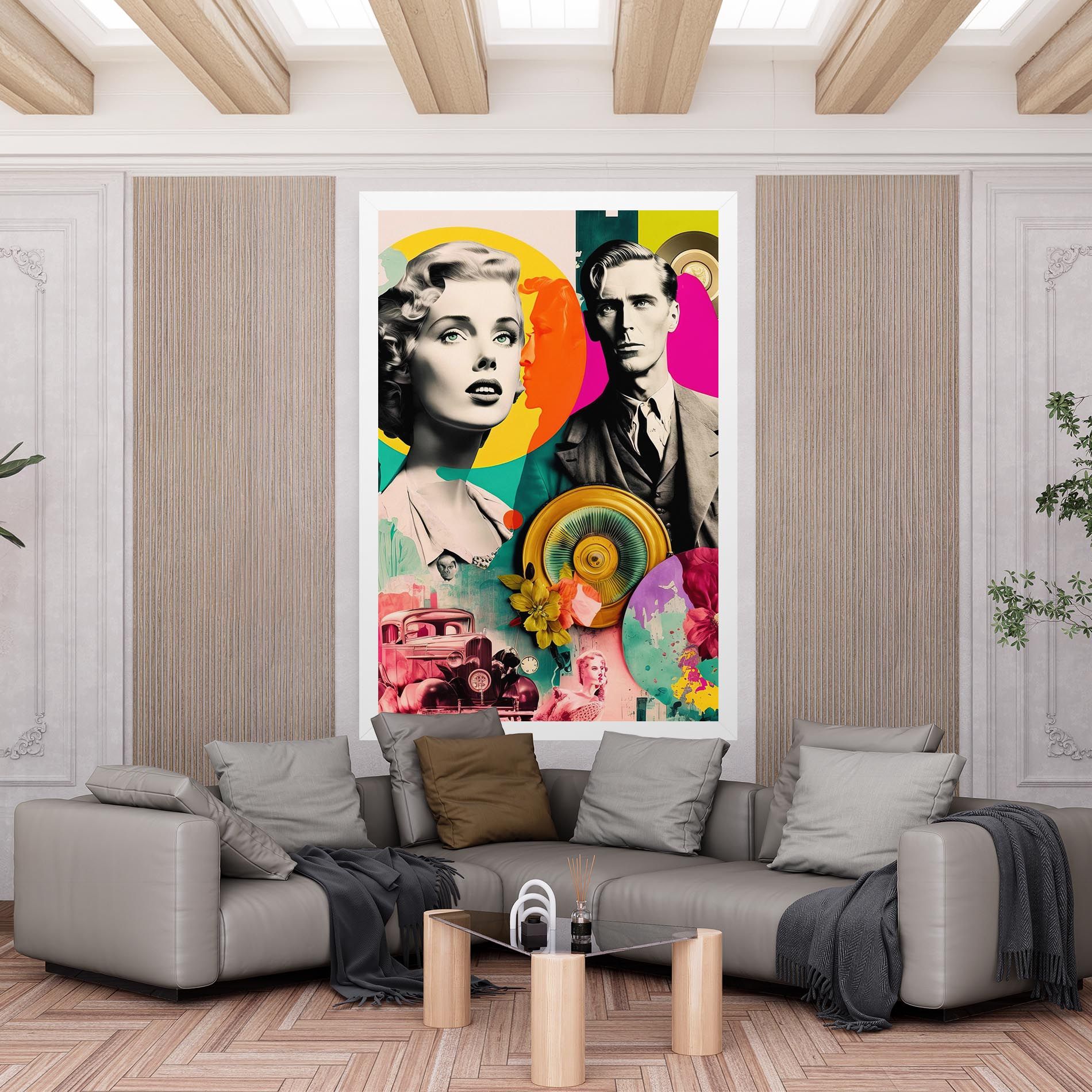 60s Retro Collage mockup 6