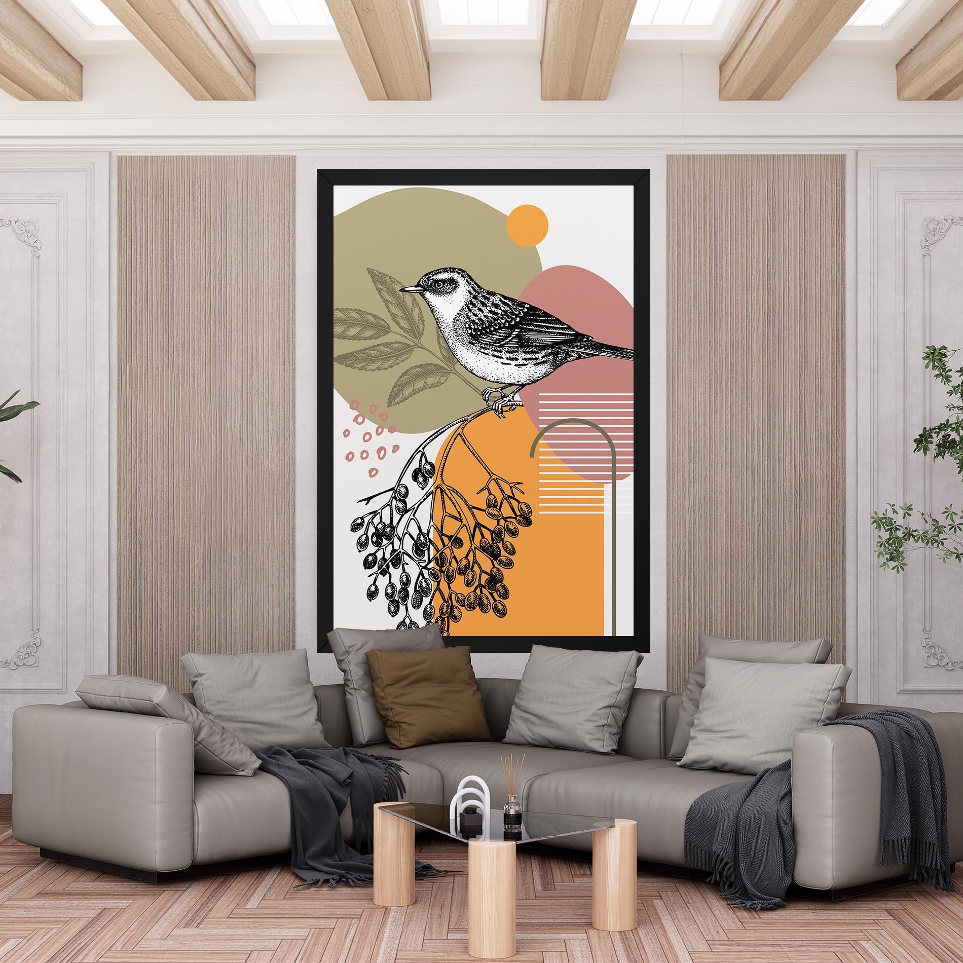 Tablou Canvas Bird Collage mockup 6