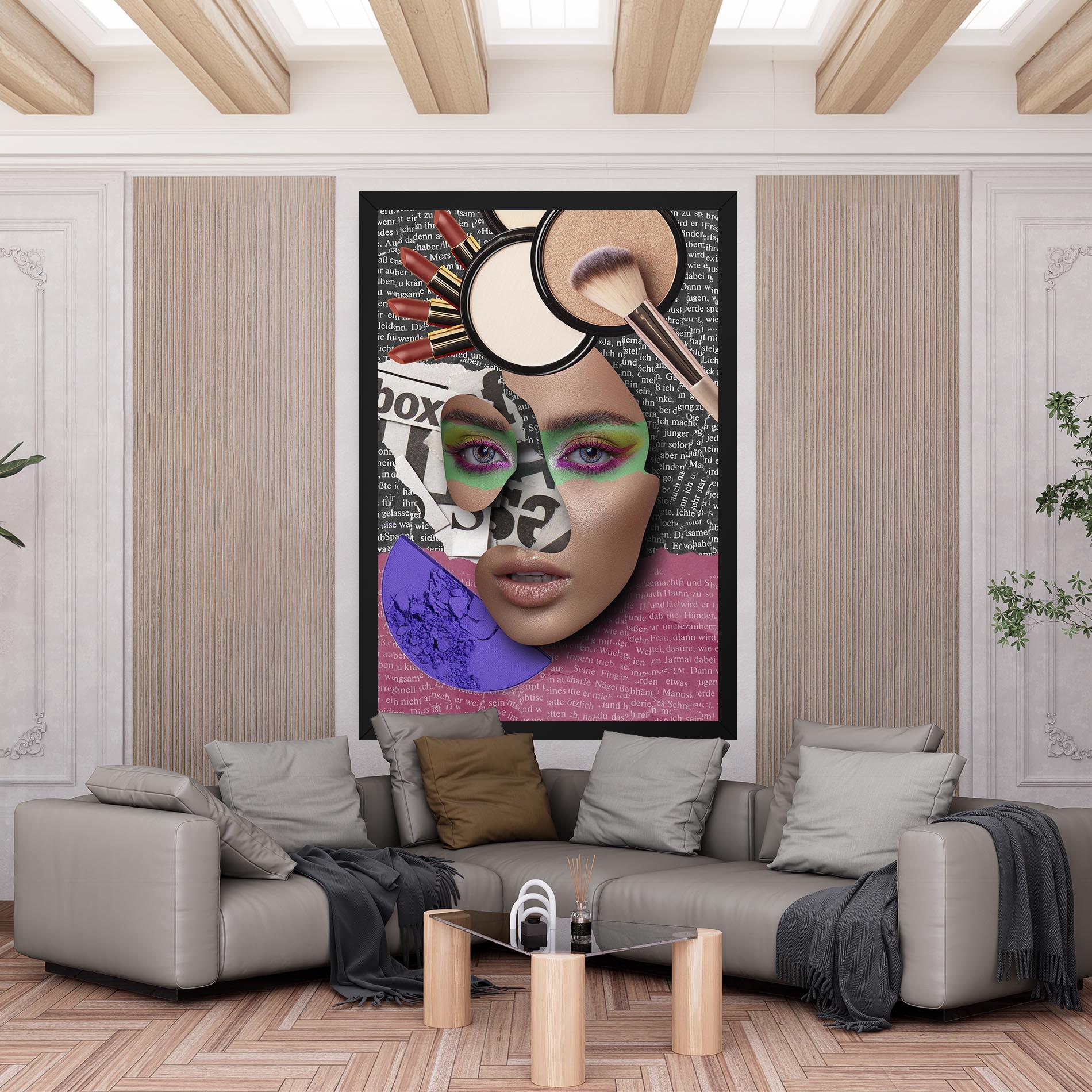 Tablou Canvas Makeup Collage mockup 6