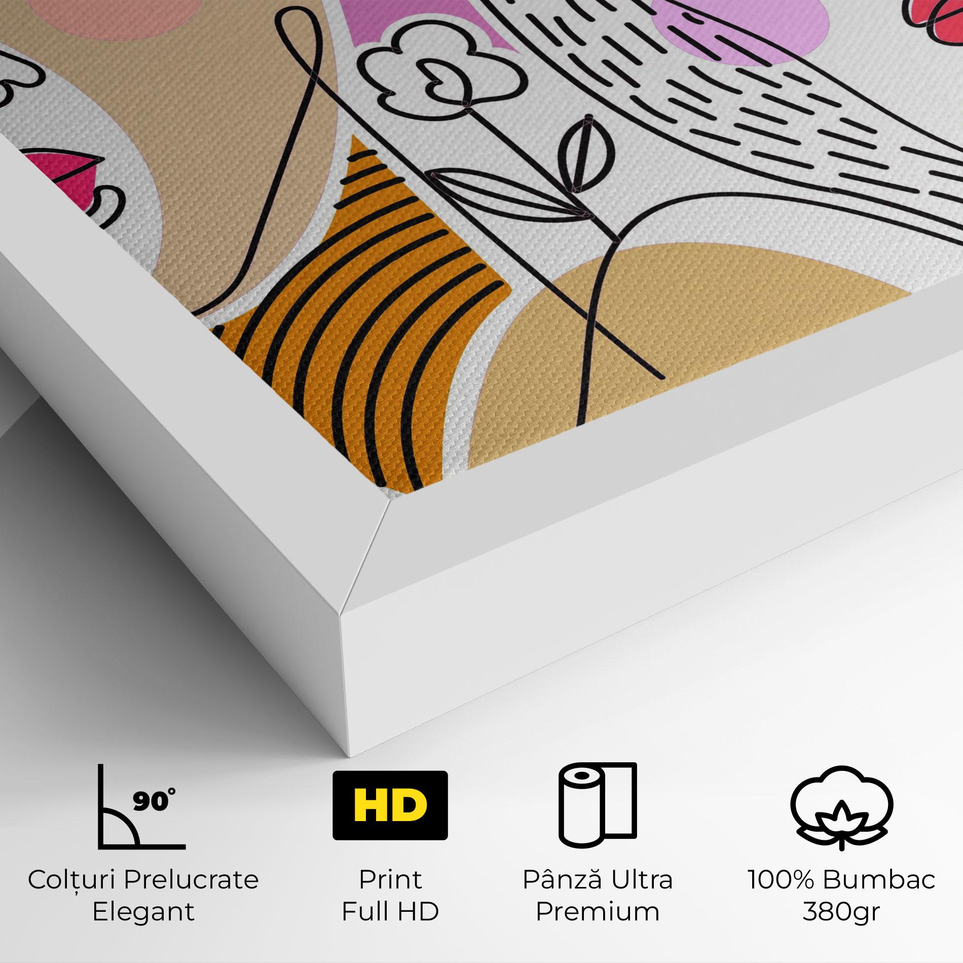 Tablou Canvas Abstract Eye Face mockup 4