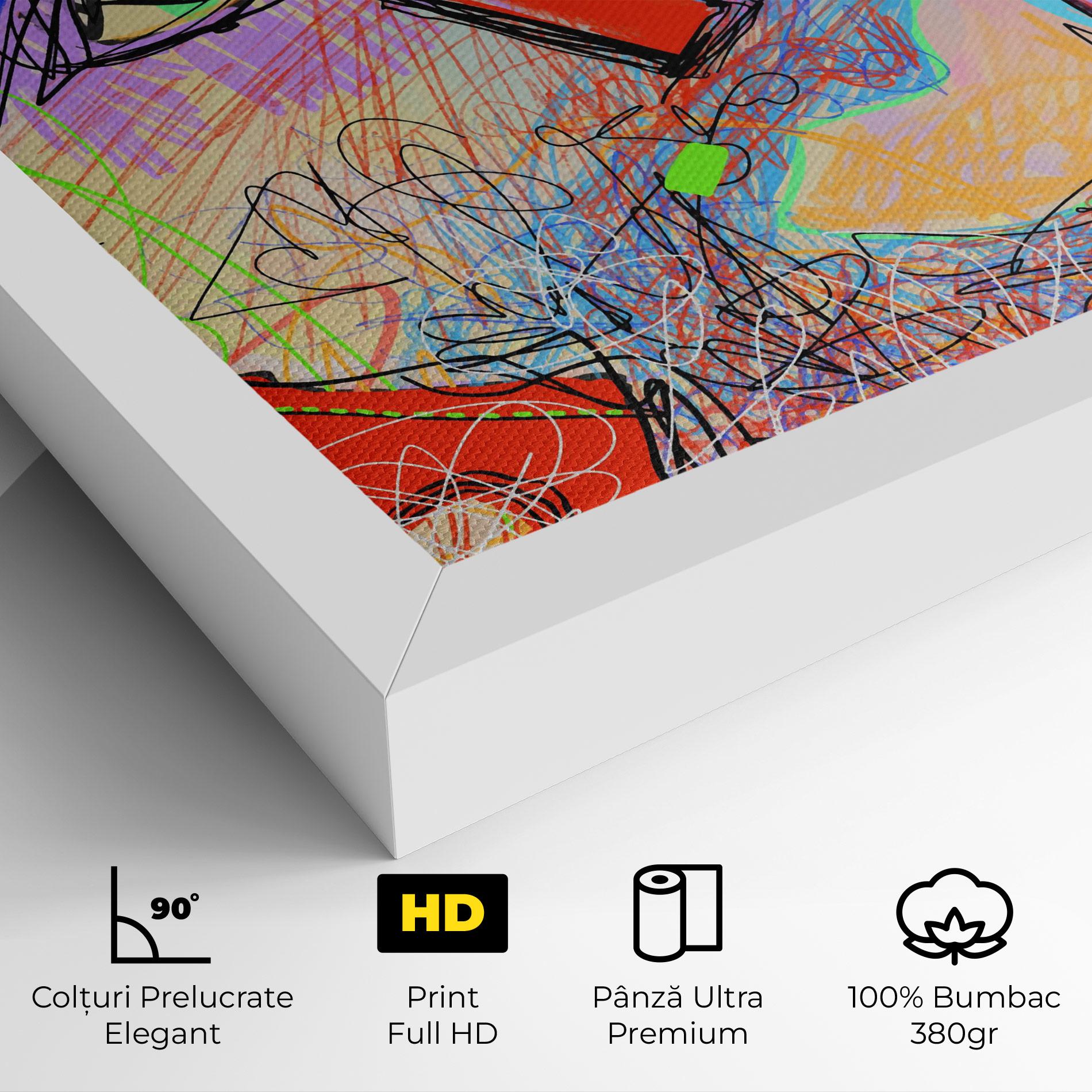 Tablou Canvas Animal Eye Art mockup 4