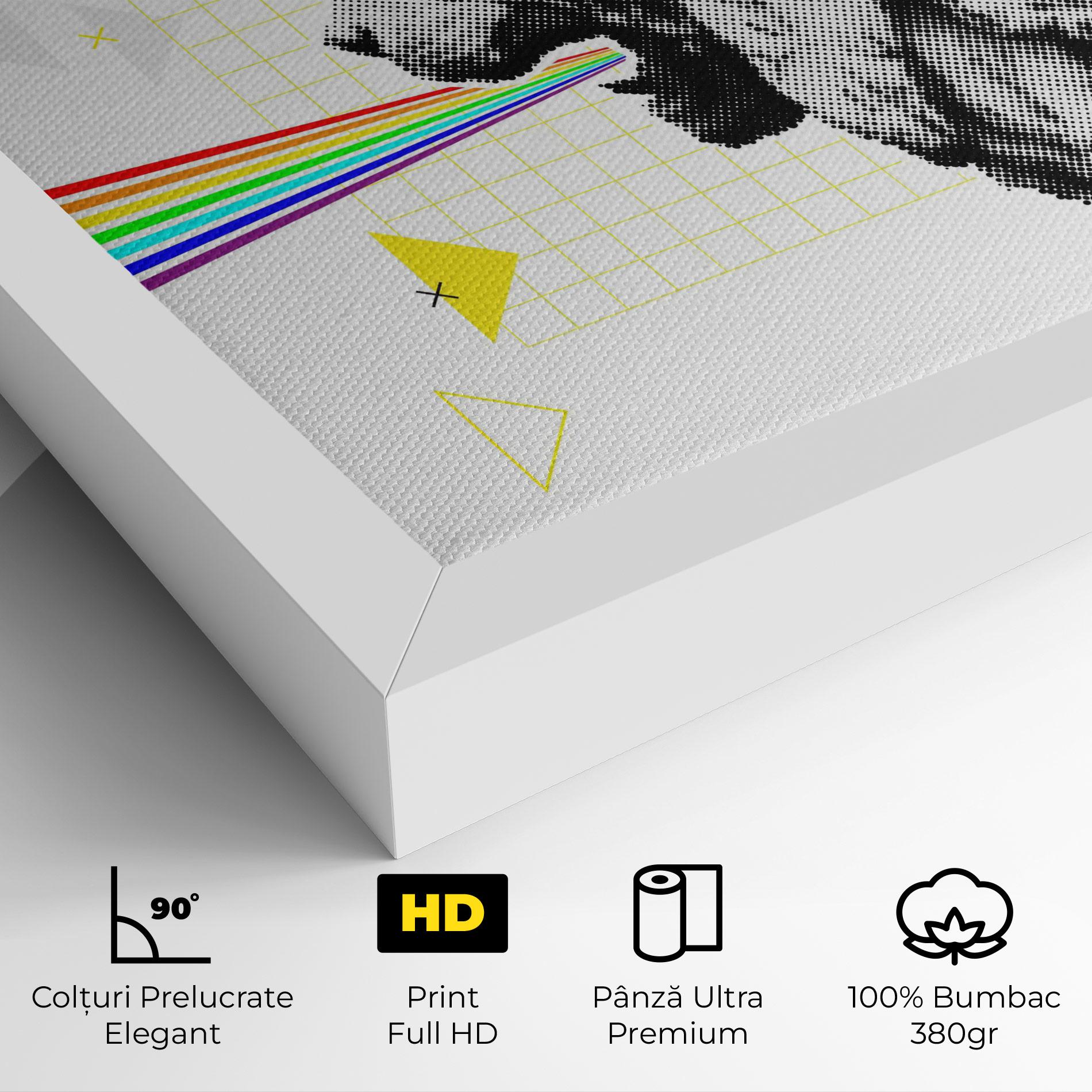 Tablou Canvas Lion Collage mockup 4