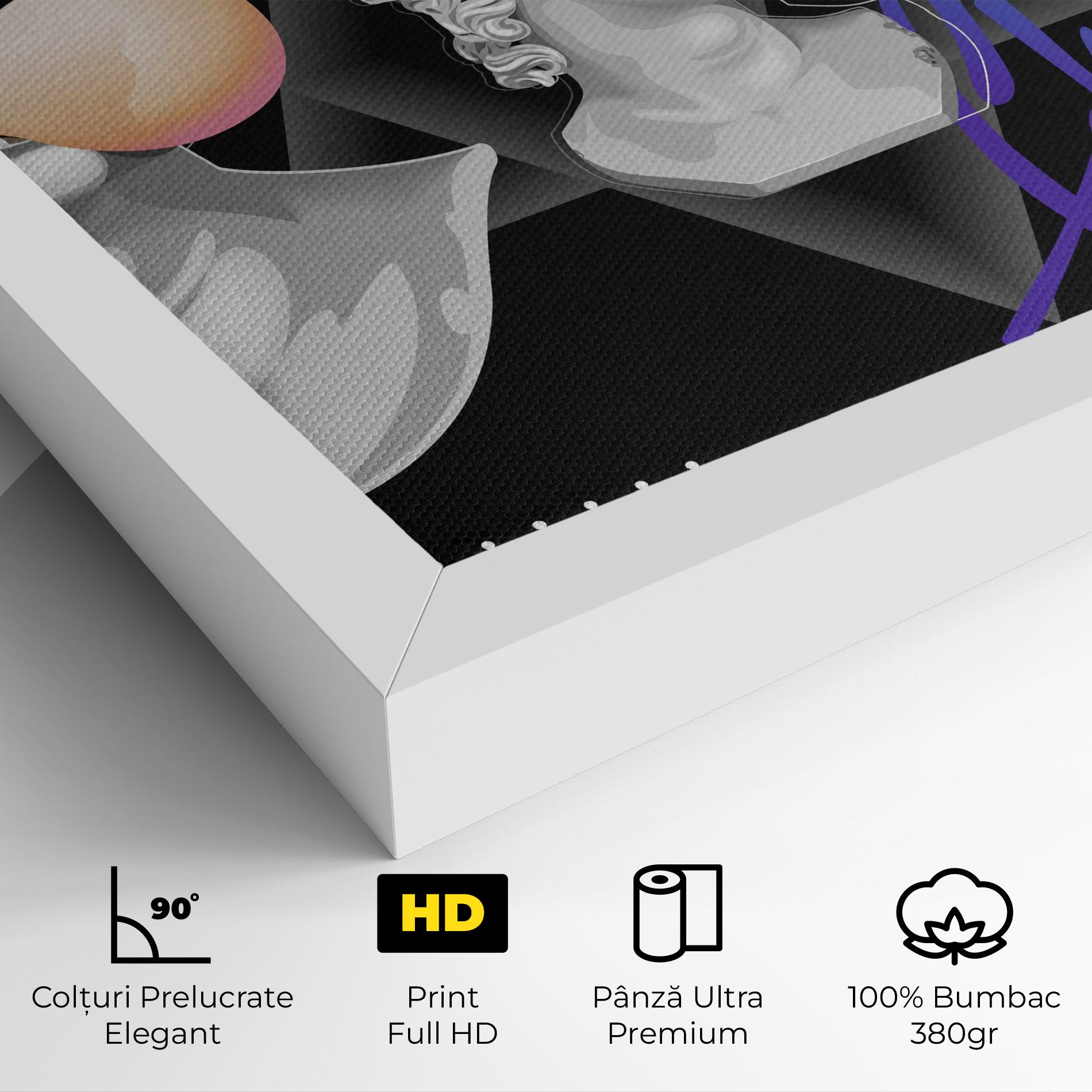 Tablou Canvas Statue Mask mockup 4