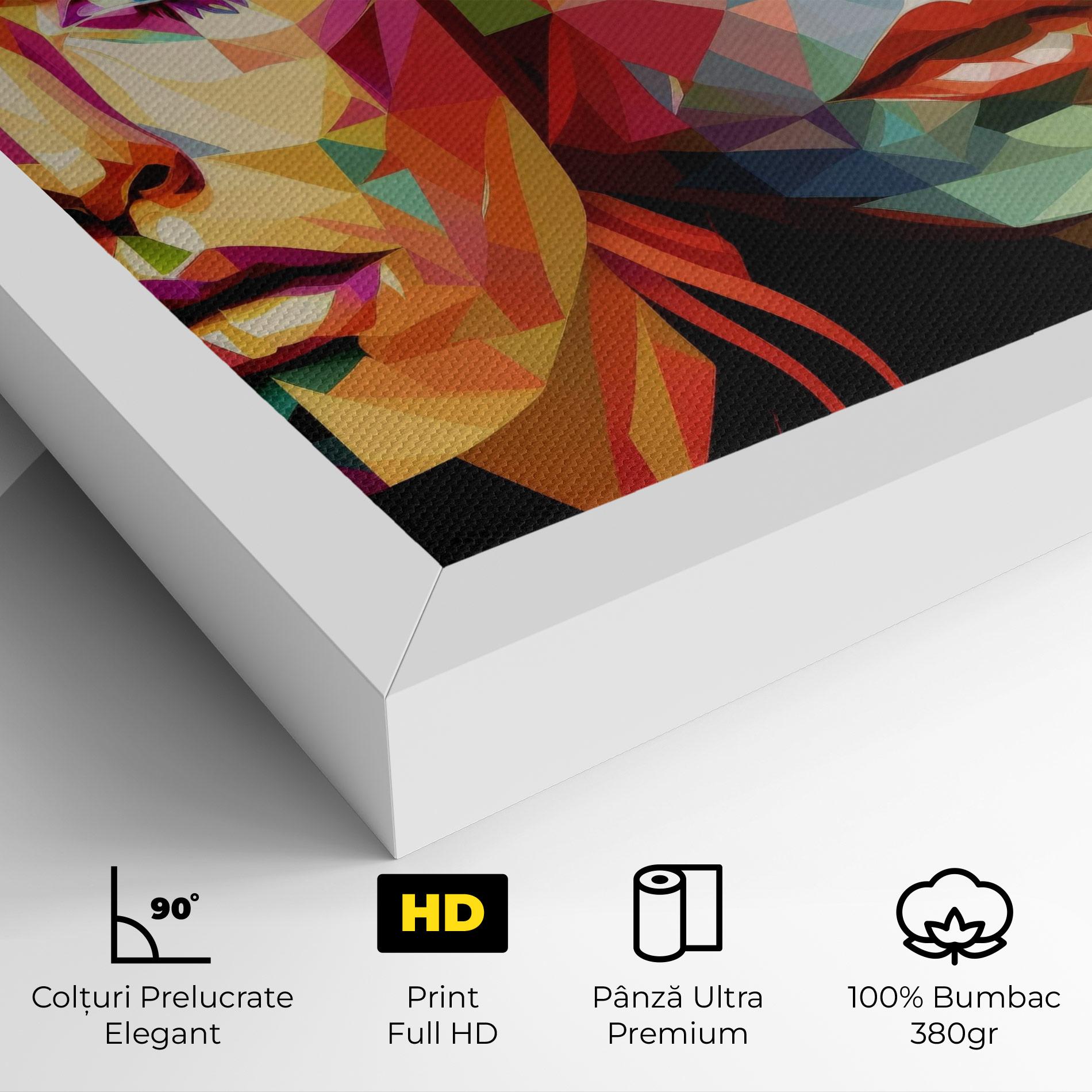 Tablou Canvas Women Face Collage mockup 4