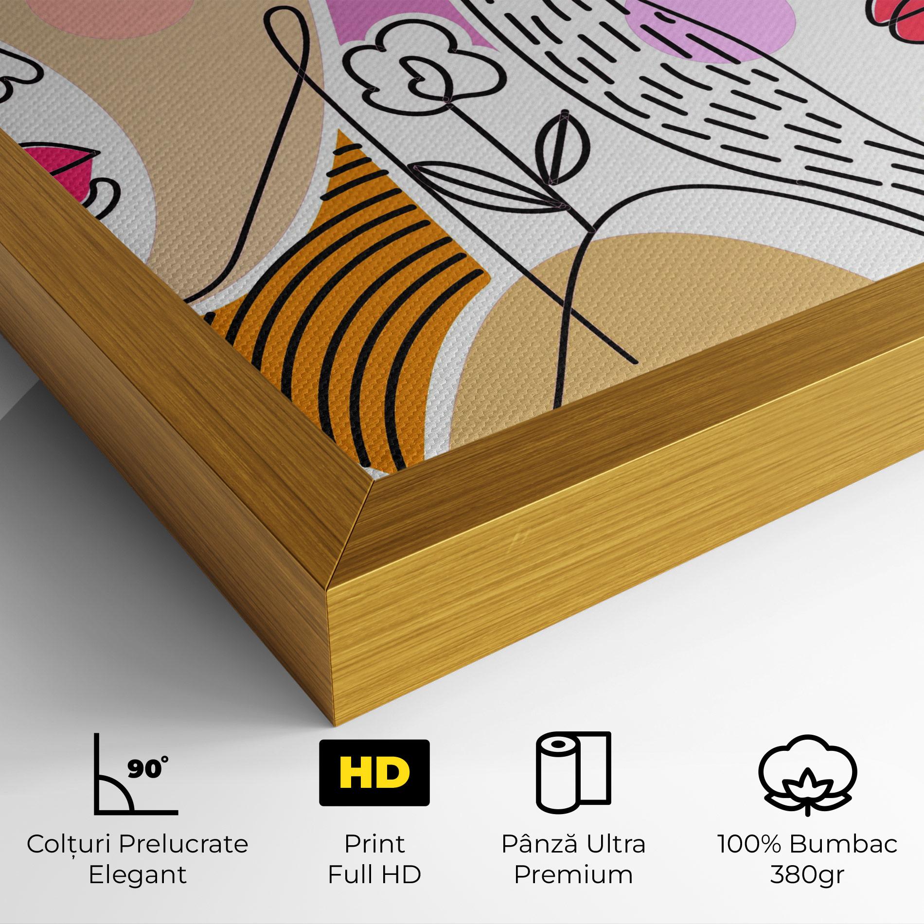 Tablou Canvas Abstract Eye Face mockup 4