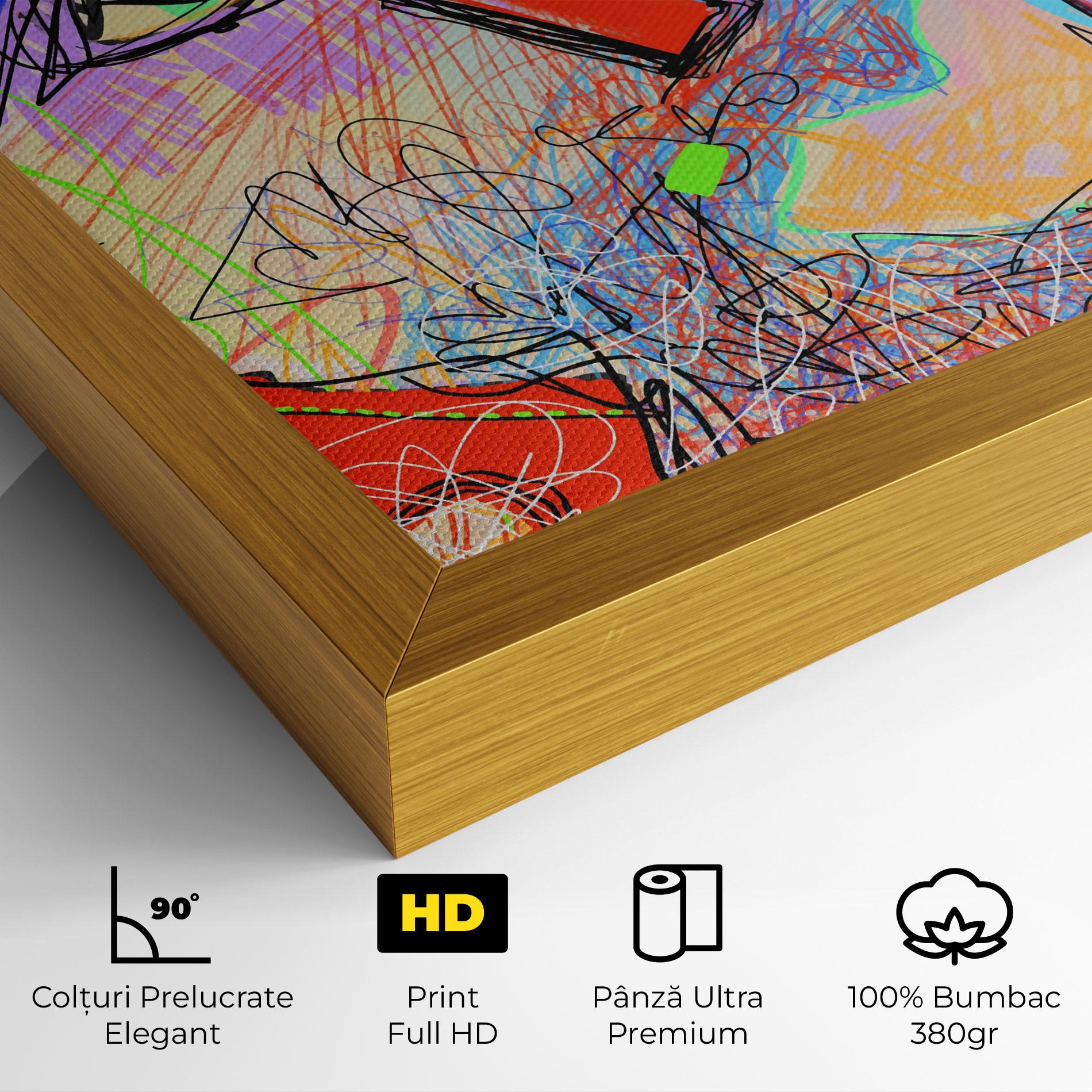 Tablou Canvas Animal Eye Art mockup 4