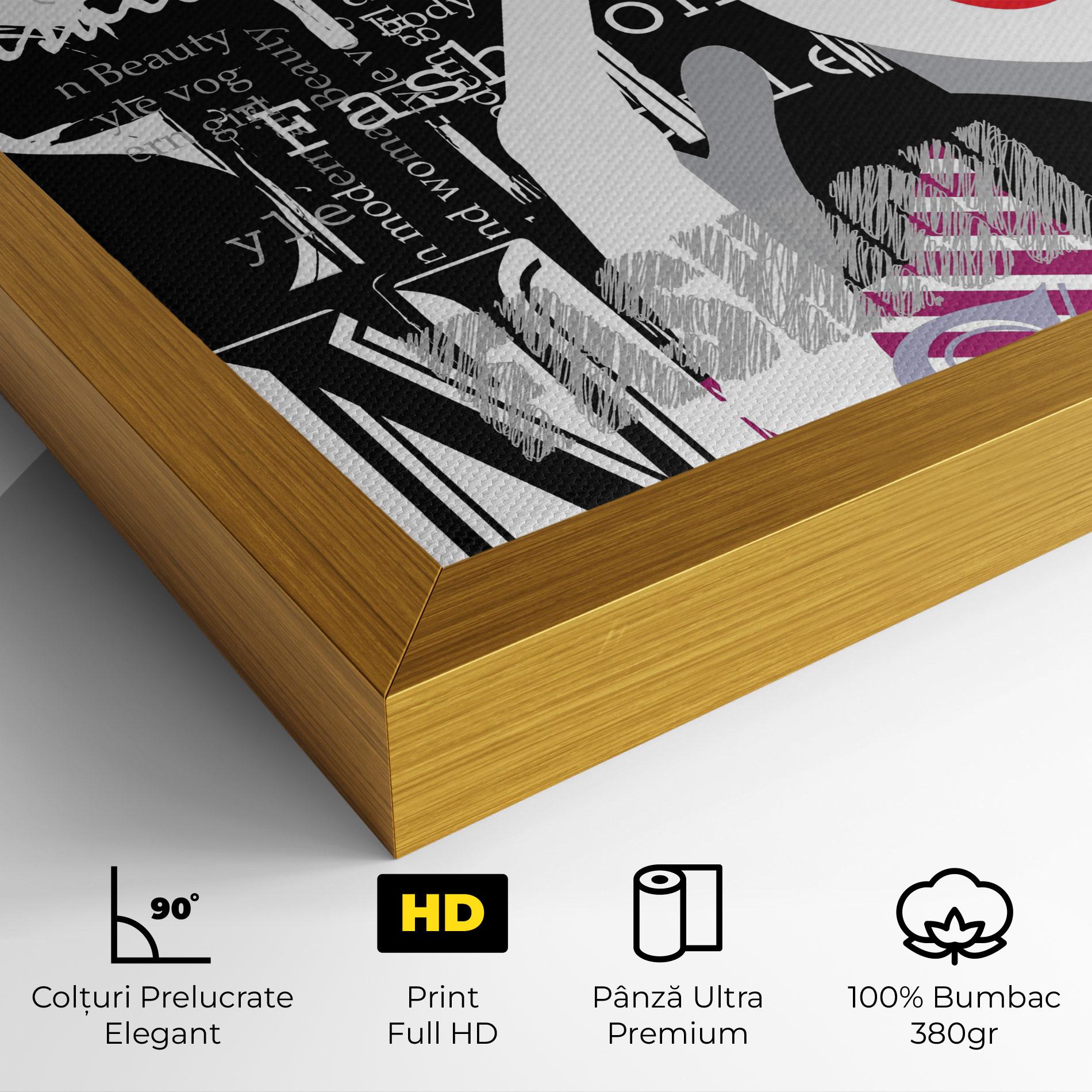 Tablou Canvas Fashion Collage mockup 4