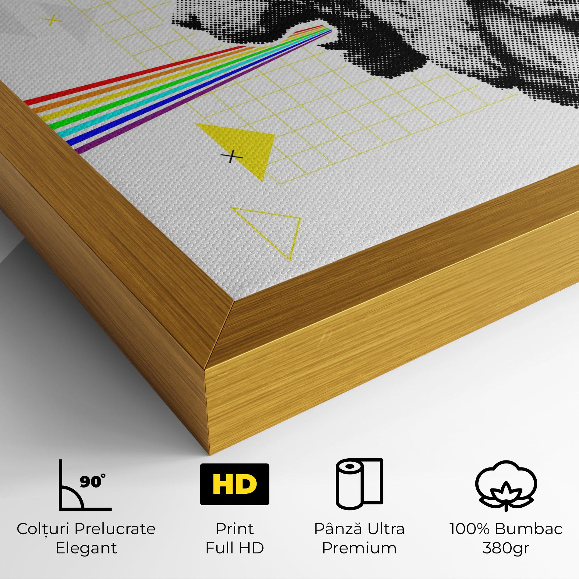 Tablou Canvas Lion Collage mockup 4