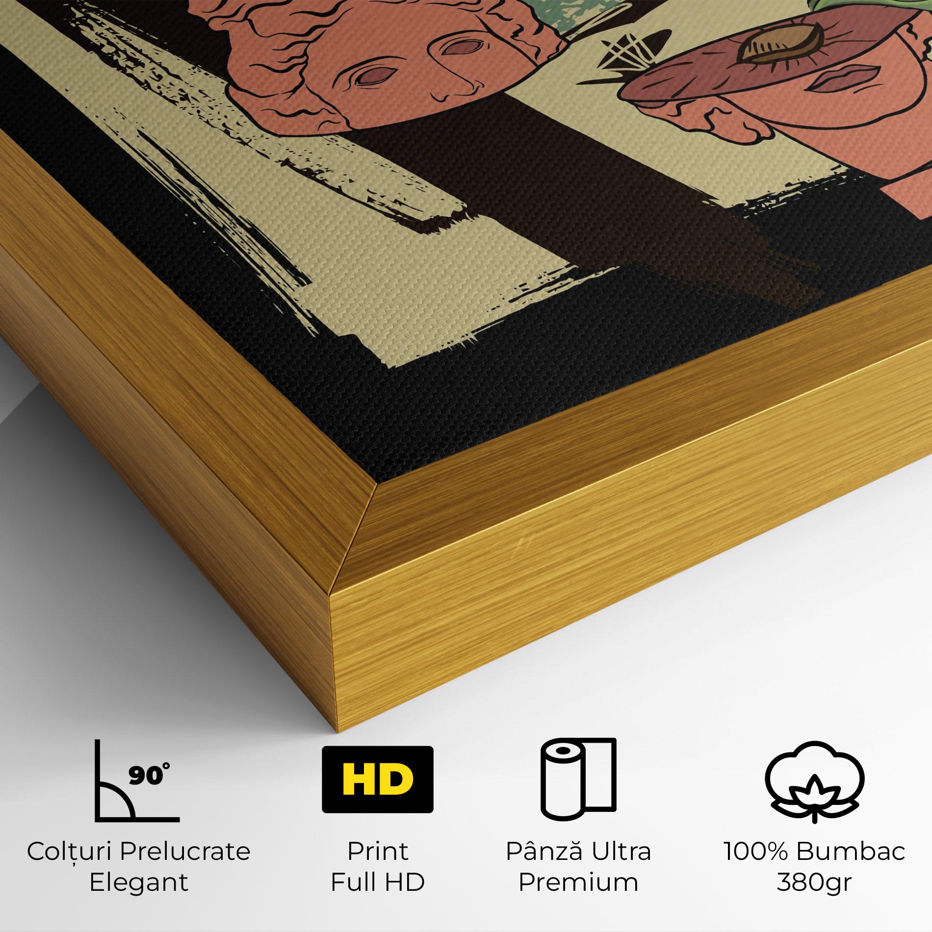 Tablou Canvas Statue Fruit mockup 4