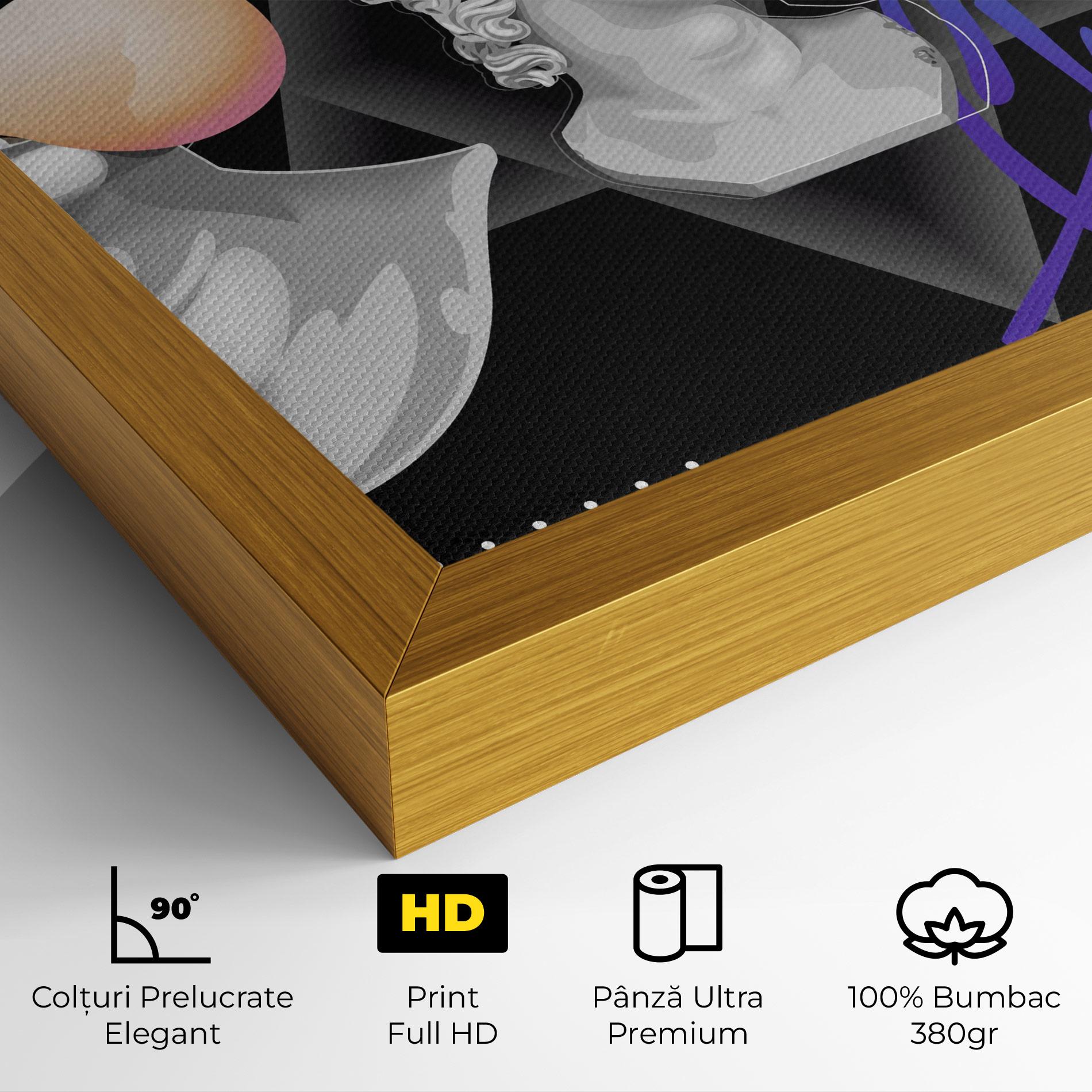 Tablou Canvas Statue Mask mockup 4