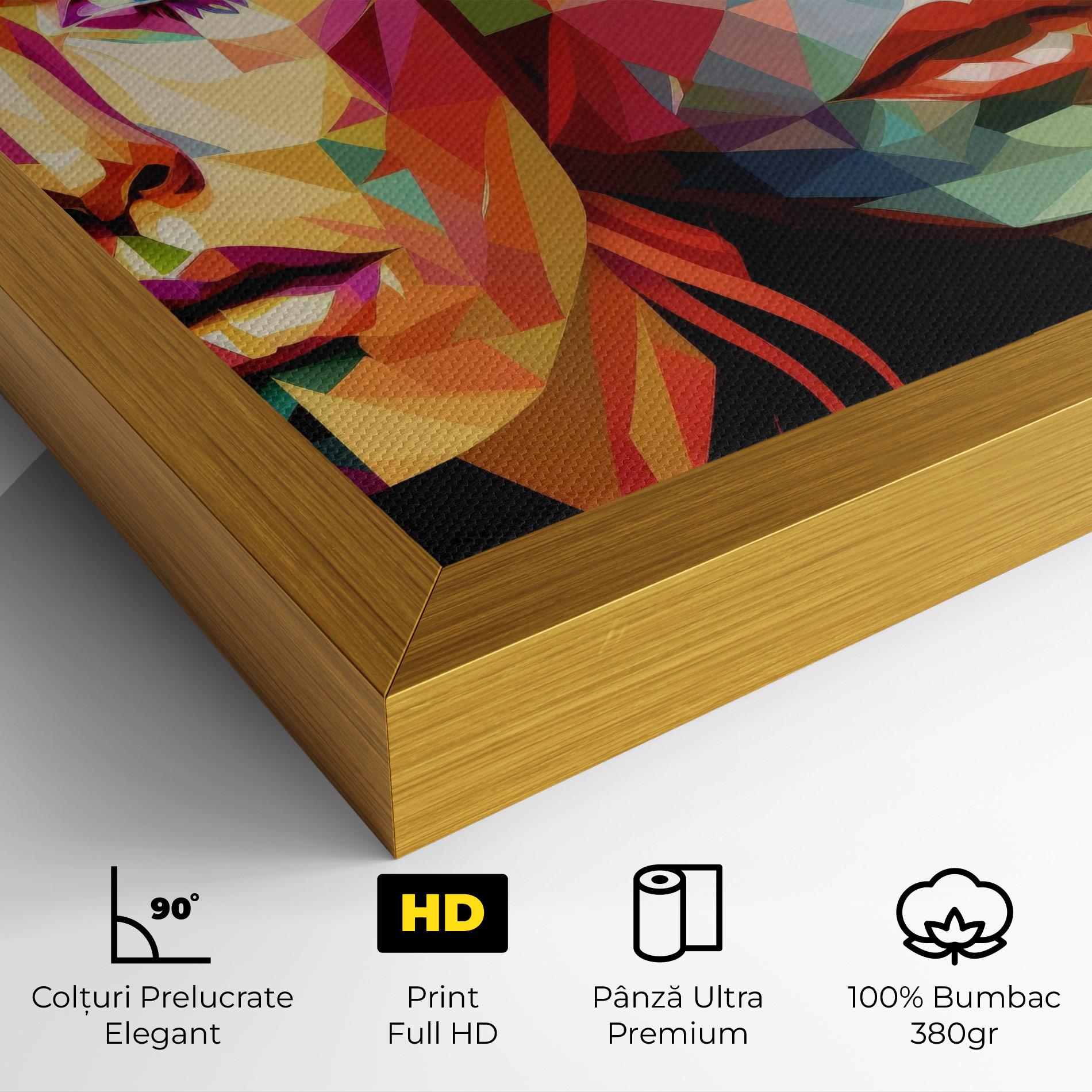 Tablou Canvas Women Face Collage mockup 4