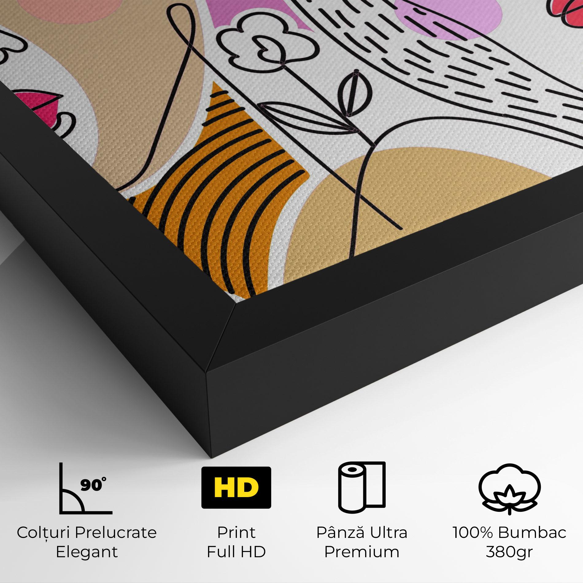 Tablou Canvas Abstract Eye Face mockup 4