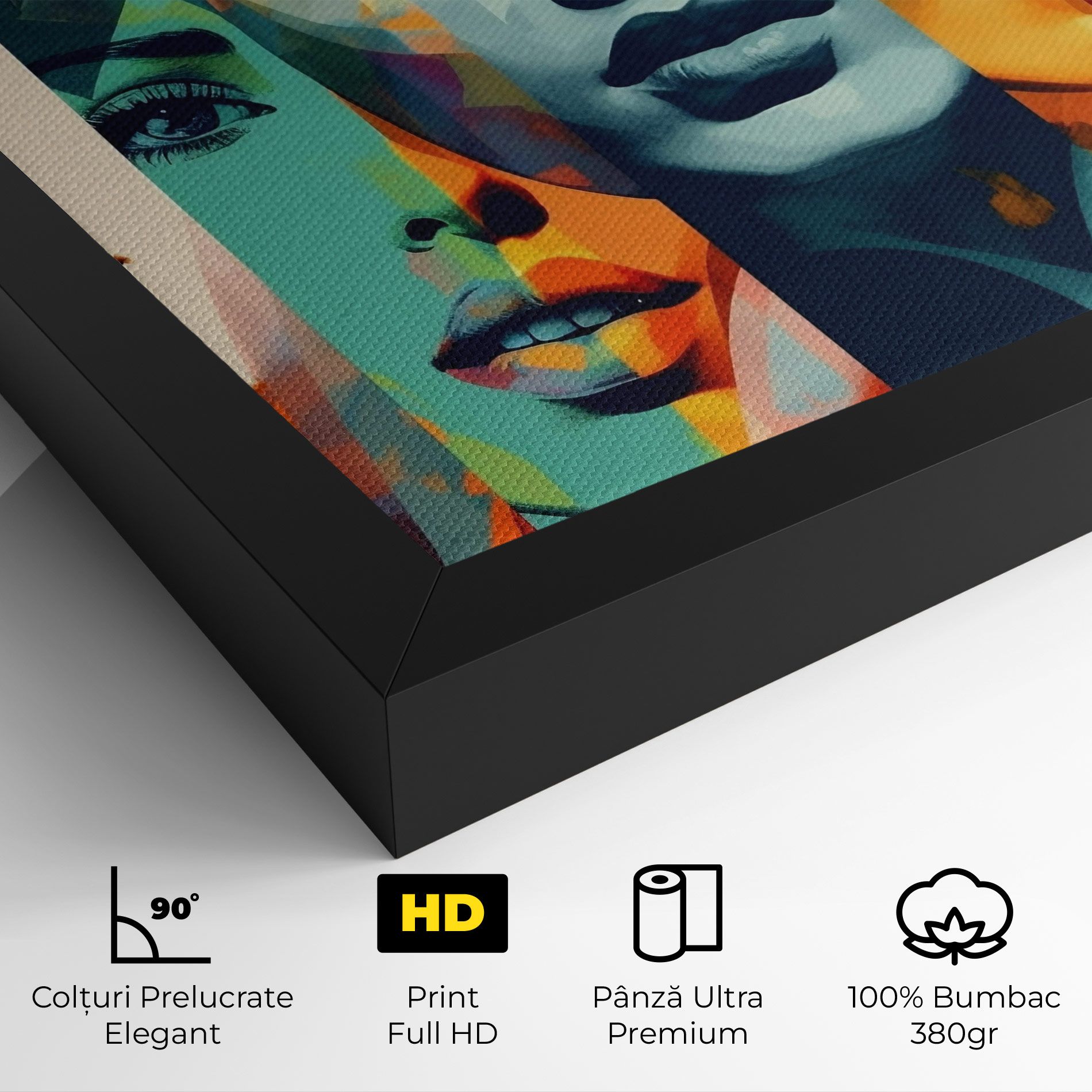 Abstract Face Collage mockup 4