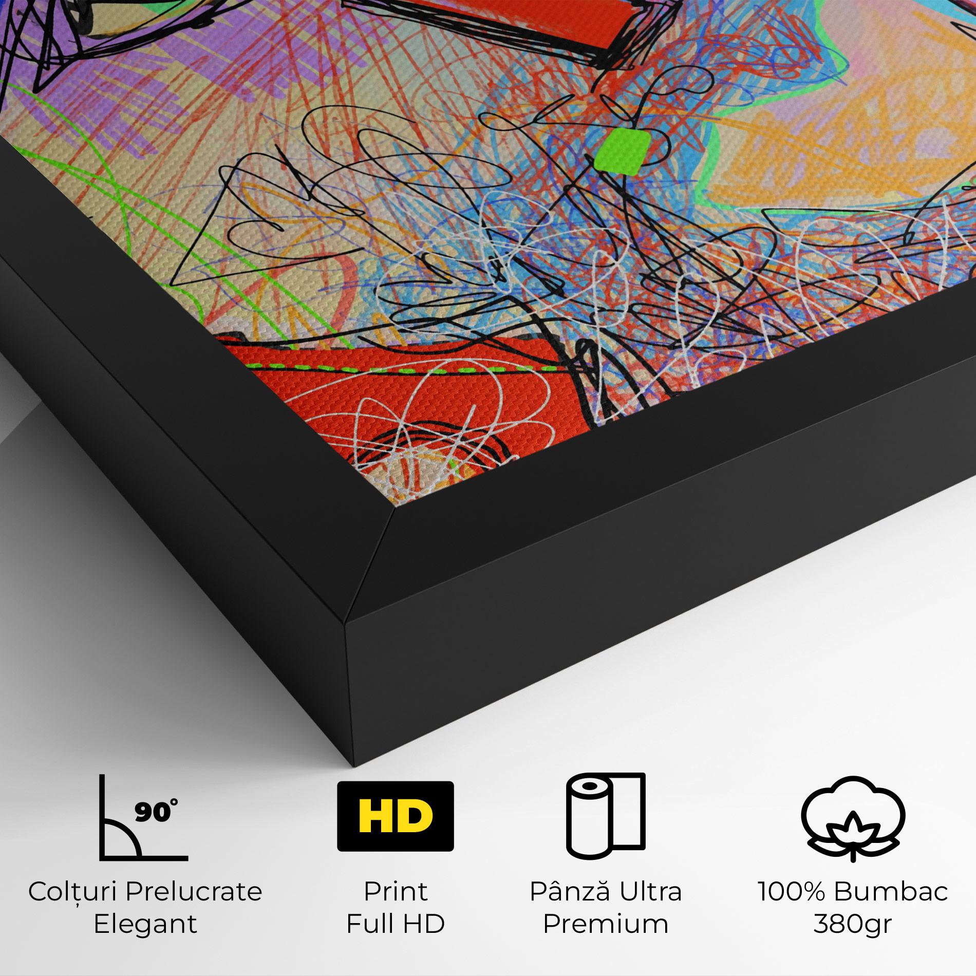 Tablou Canvas Animal Eye Art mockup 4