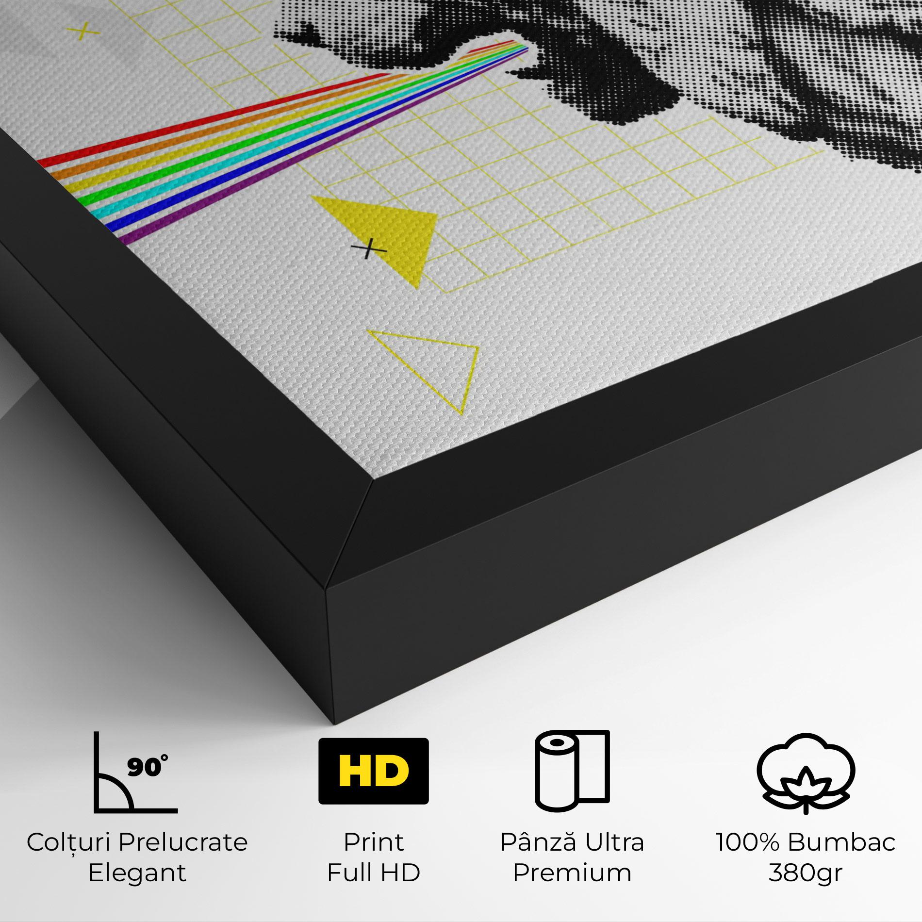 Tablou Canvas Lion Collage mockup 4