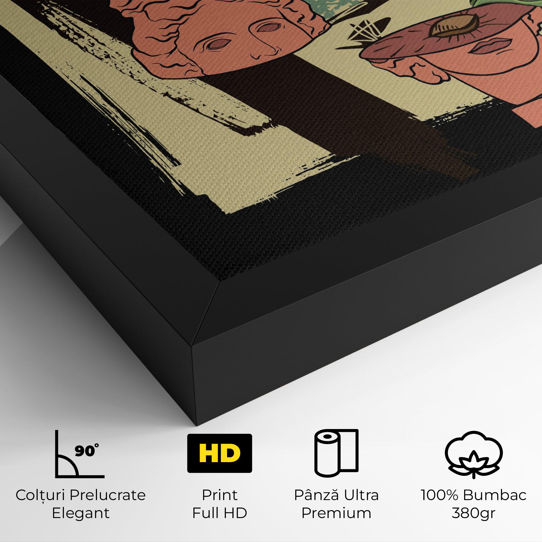 Tablou Canvas Statue Fruit mockup 4