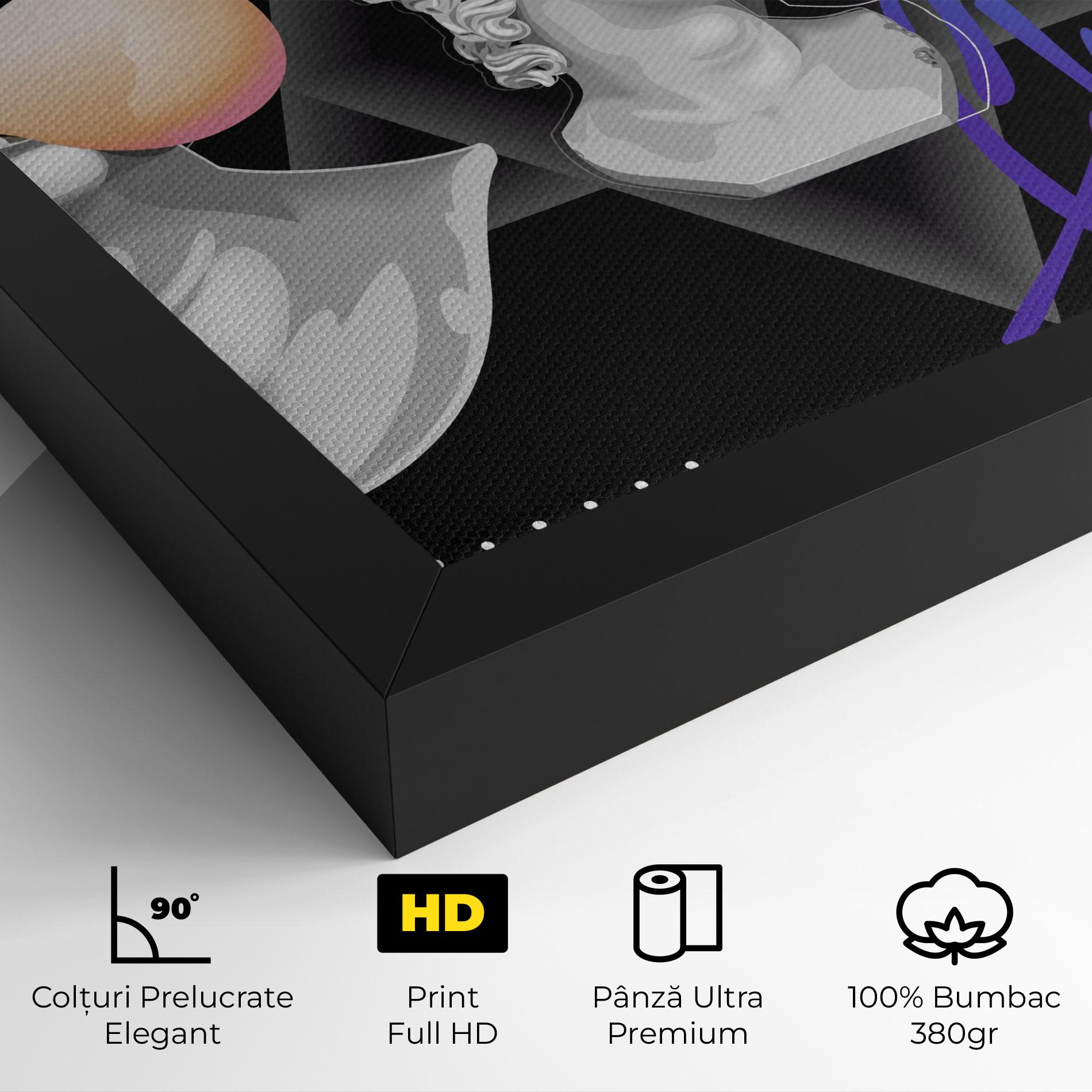 Tablou Canvas Statue Mask mockup 4