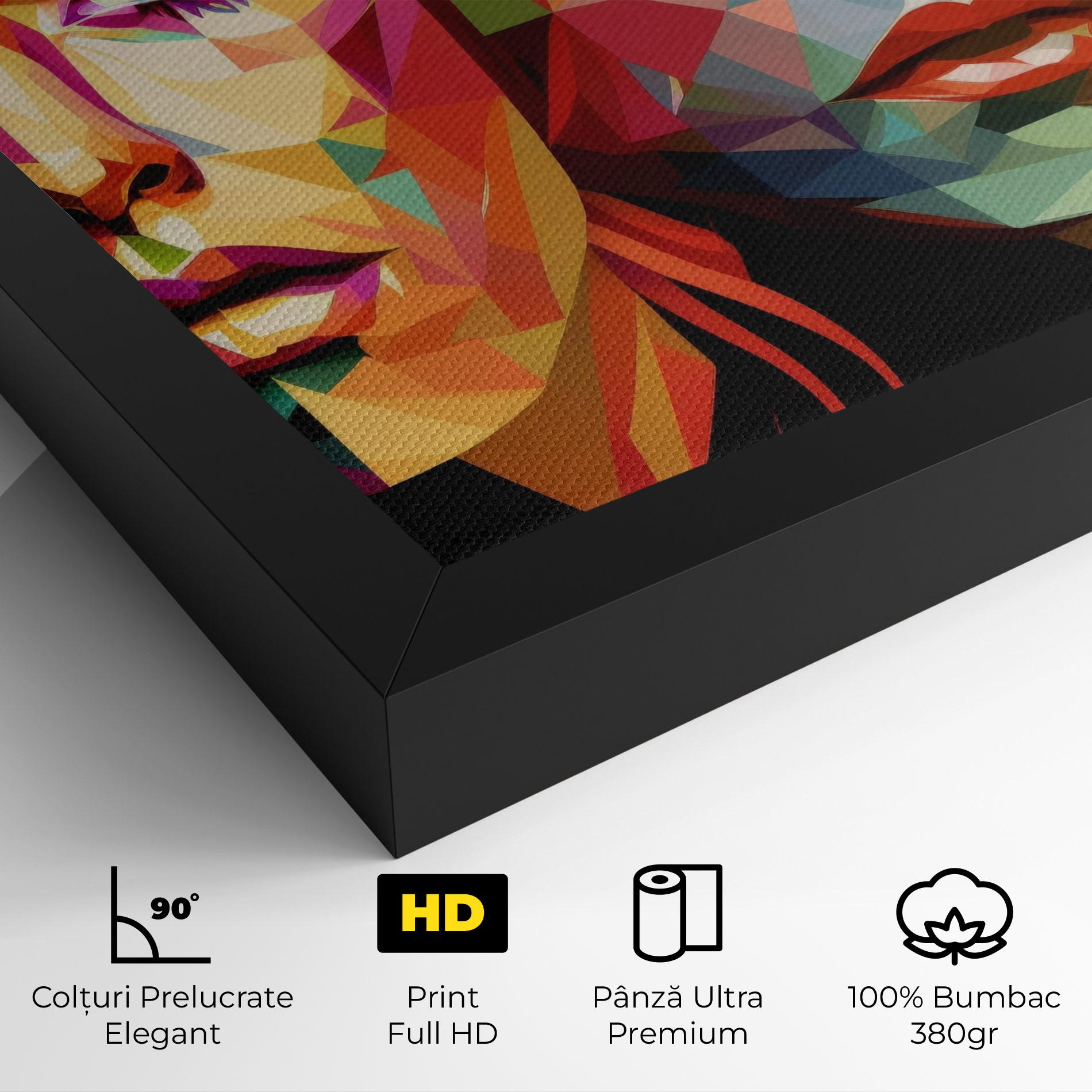 Tablou Canvas Women Face Collage mockup 4