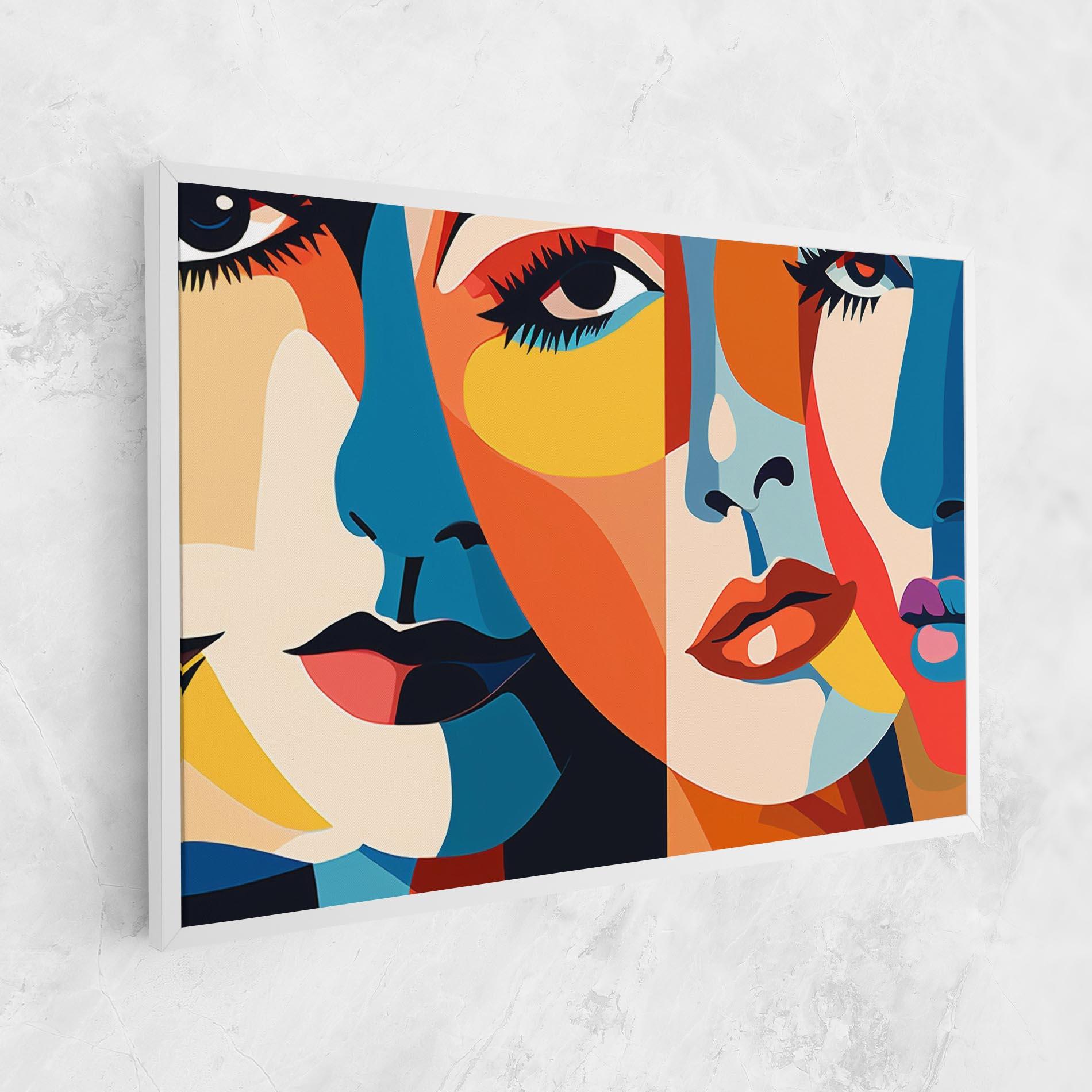 Tablou Canvas Beauty Face Collage mockup 1