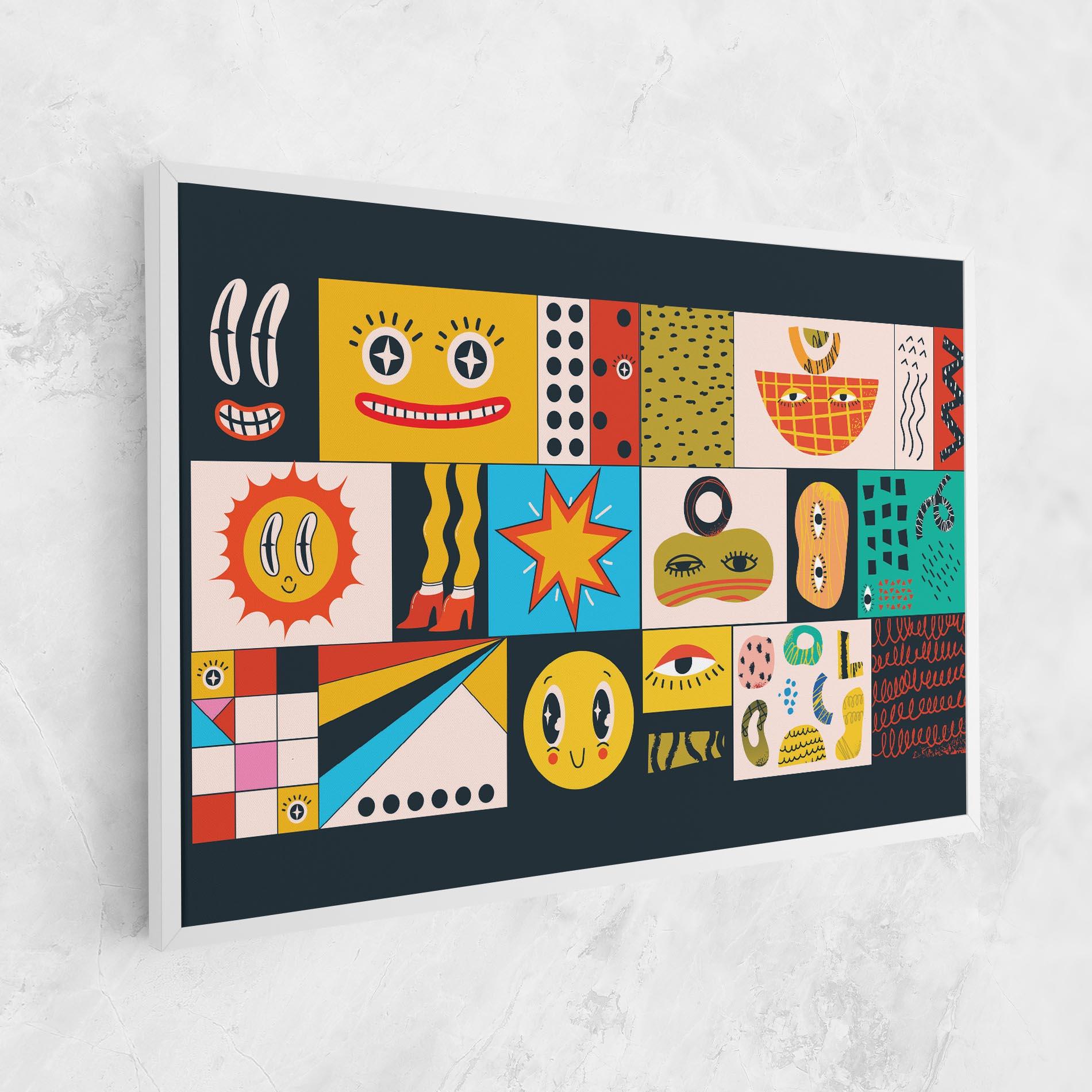 Tablou Canvas Cool Eye Shape mockup 1