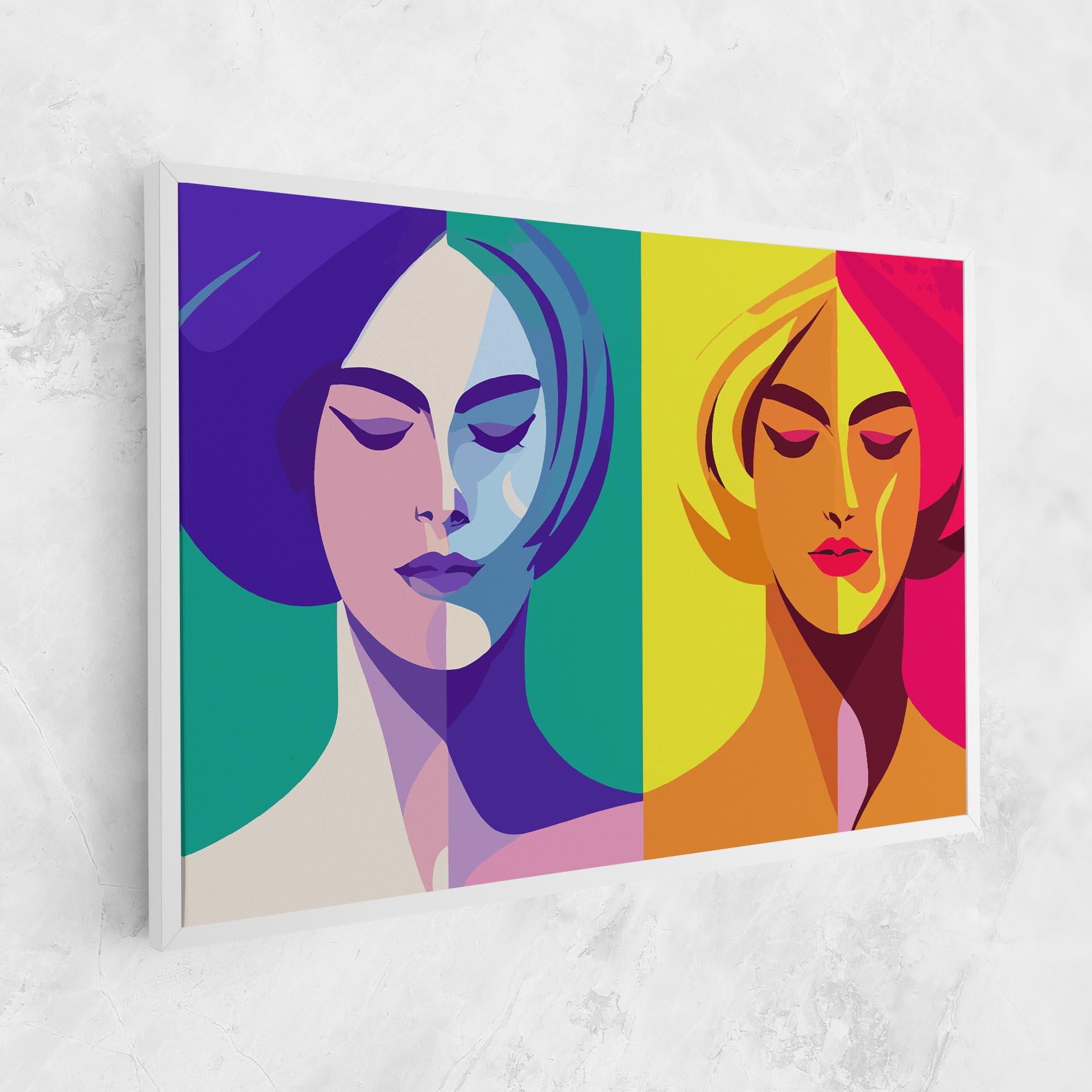 Tablou Canvas Winter Summer Girl mockup 1