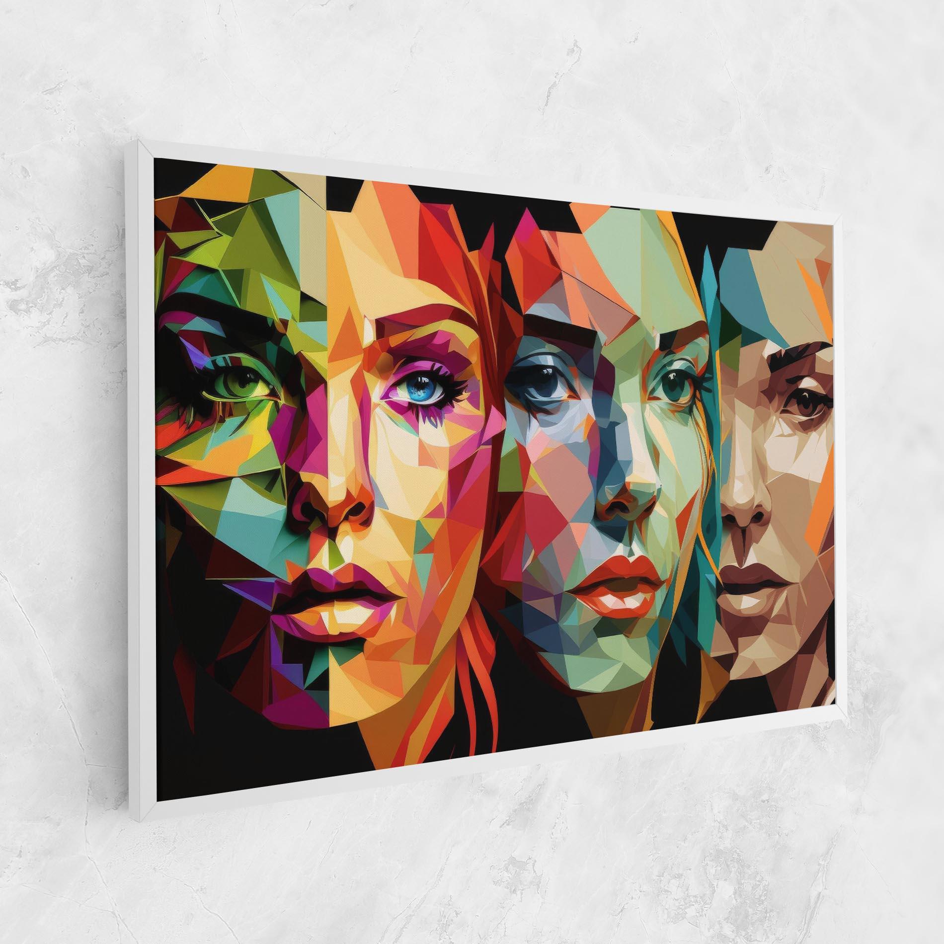 Tablou Canvas Women Face Collage mockup 1