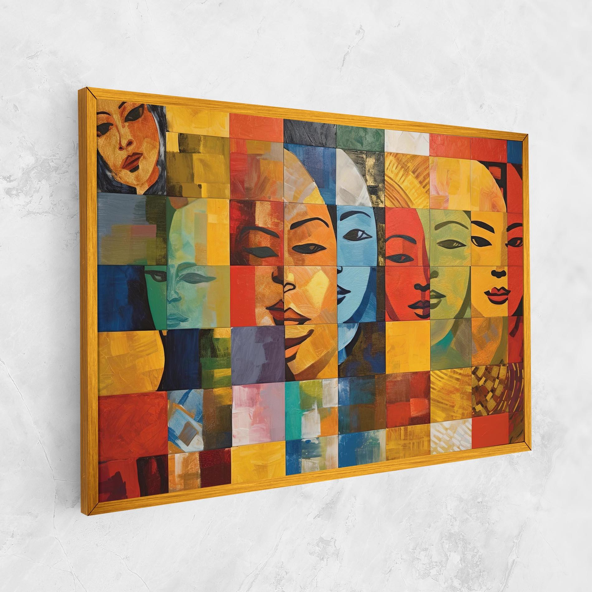 Tablou Canvas Abstract Concept Collage mockup 1