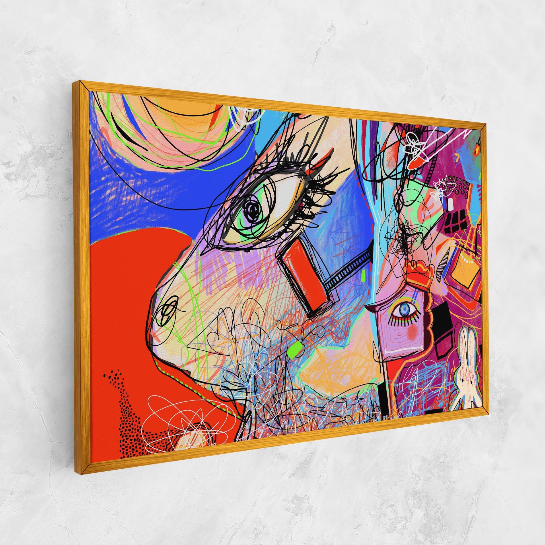 Tablou Canvas Animal Eye Art mockup 1
