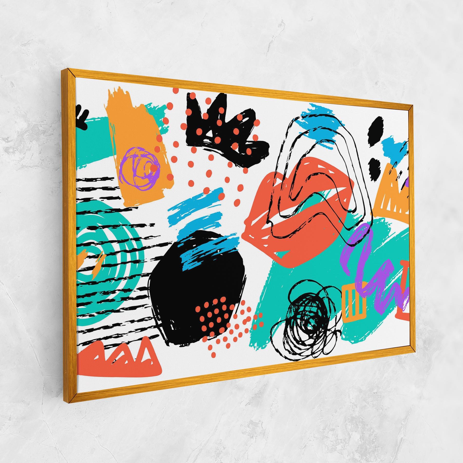 Tablou Canvas Drawing Collage Art mockup 1