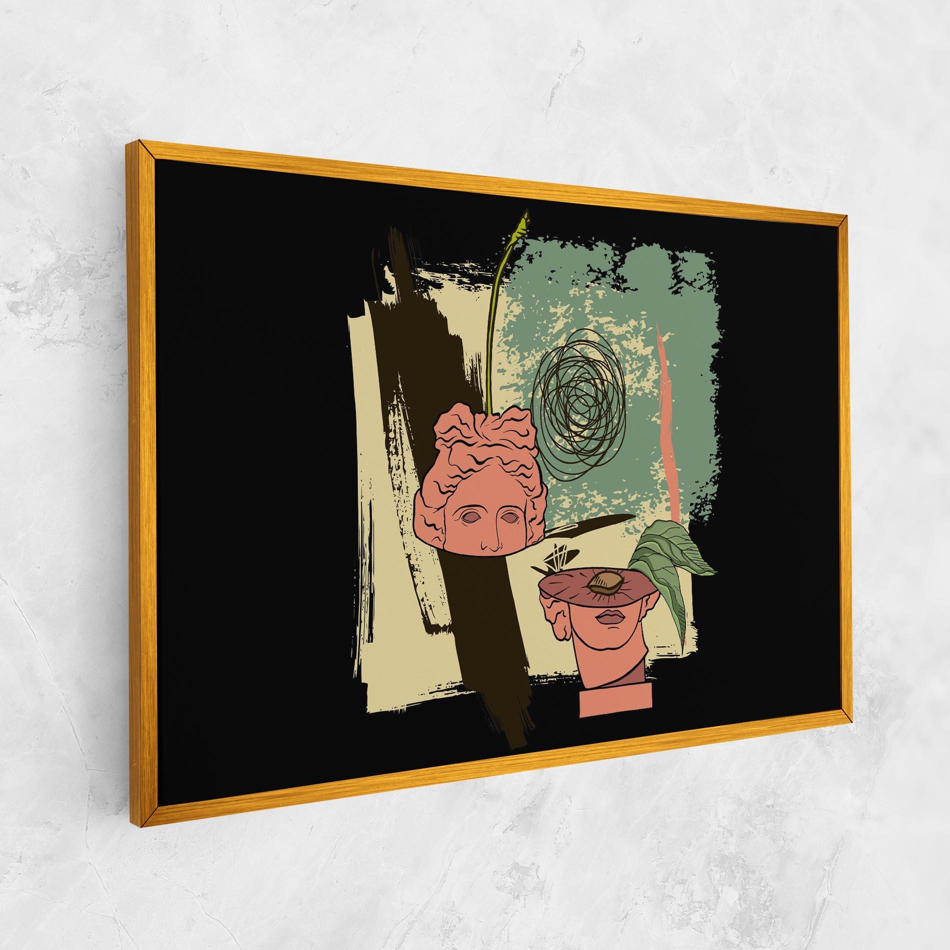 Tablou Canvas Statue Fruit mockup 1