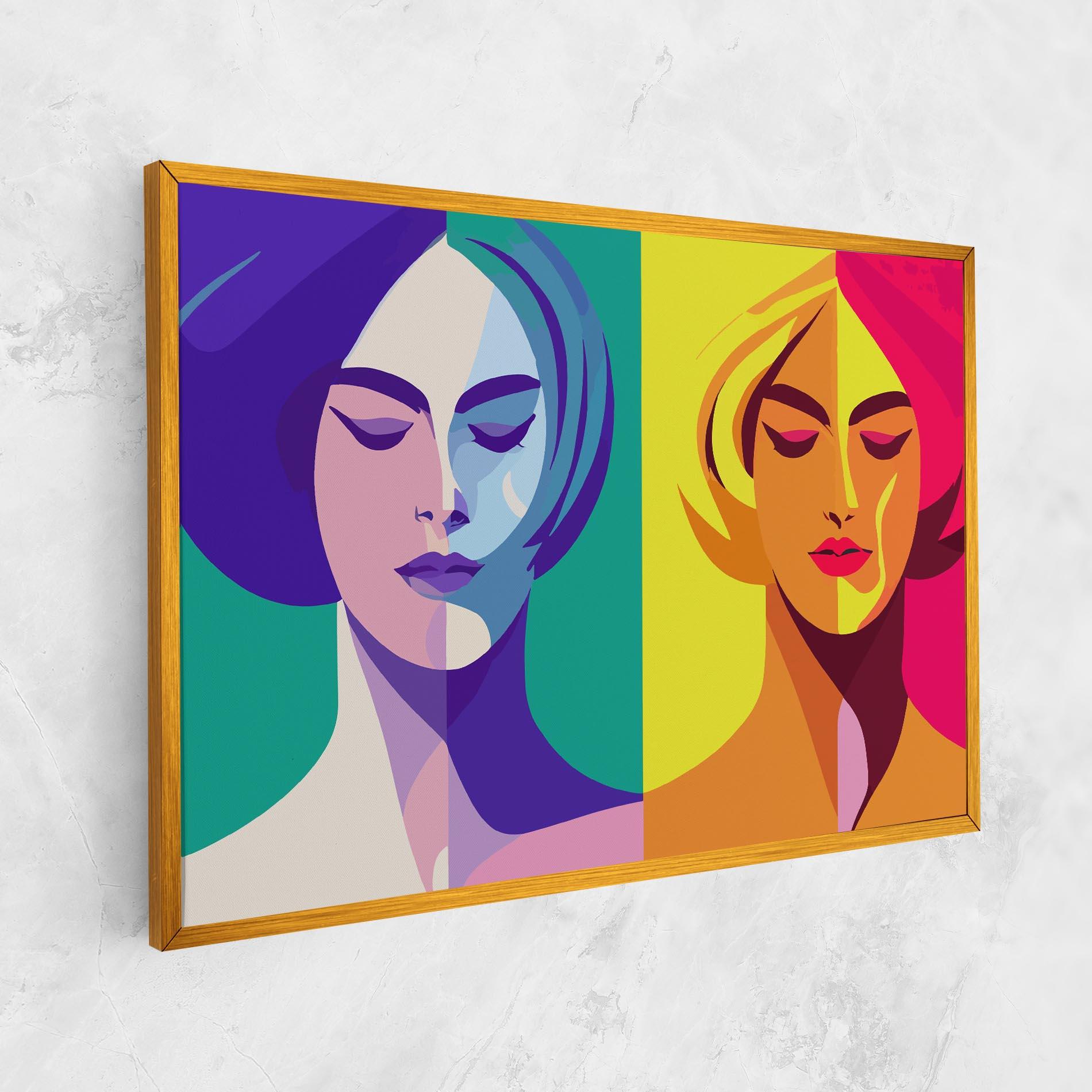 Tablou Canvas Winter Summer Girl mockup 1