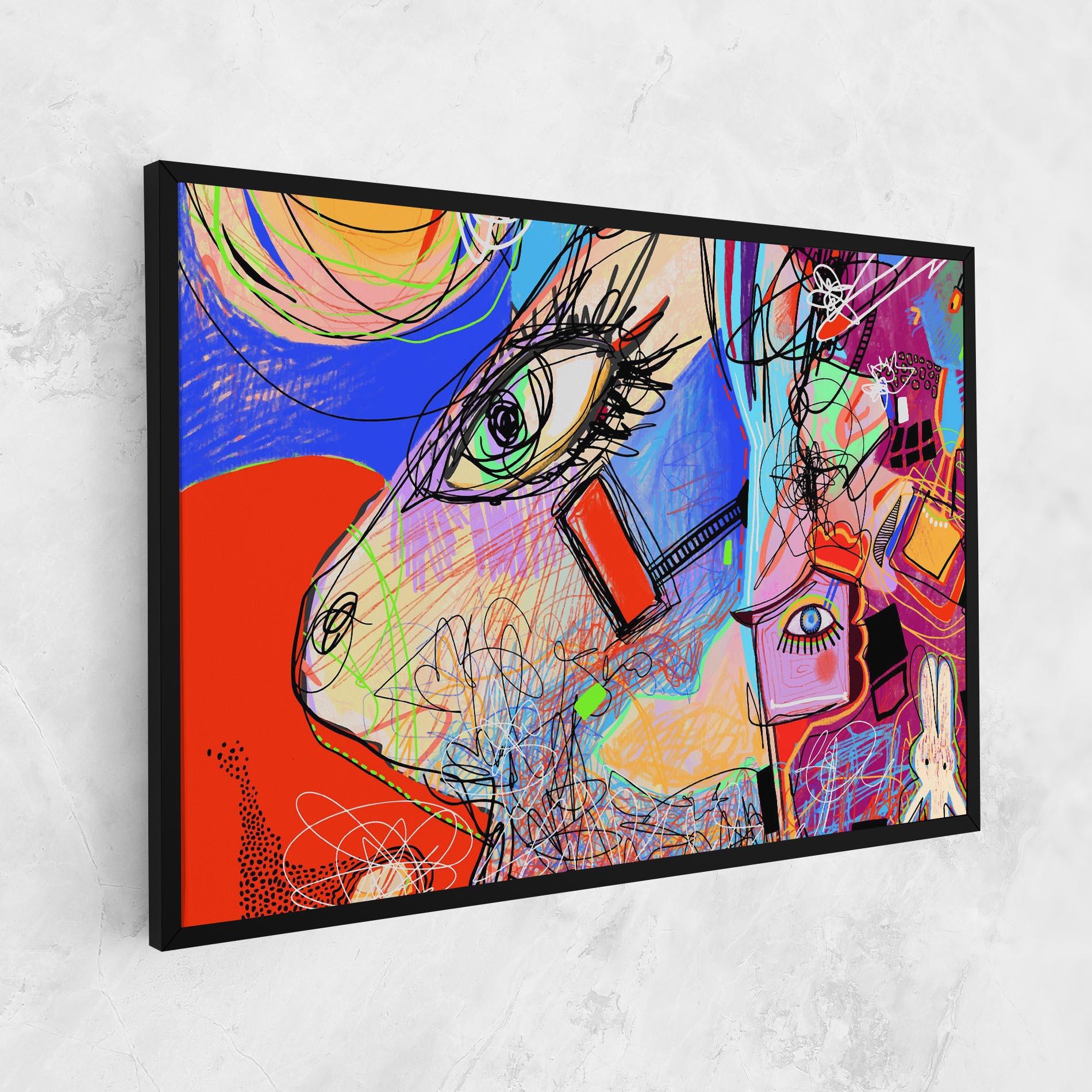 Tablou Canvas Animal Eye Art mockup 1