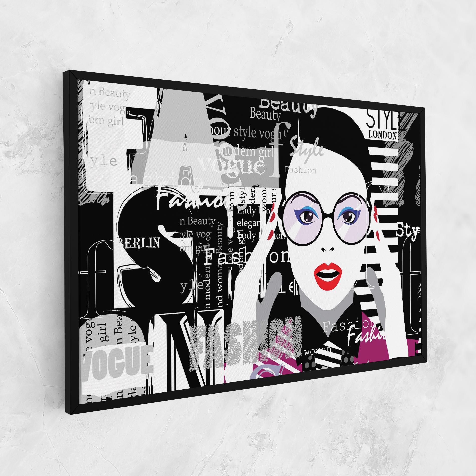 Tablou Canvas Fashion Collage mockup 1