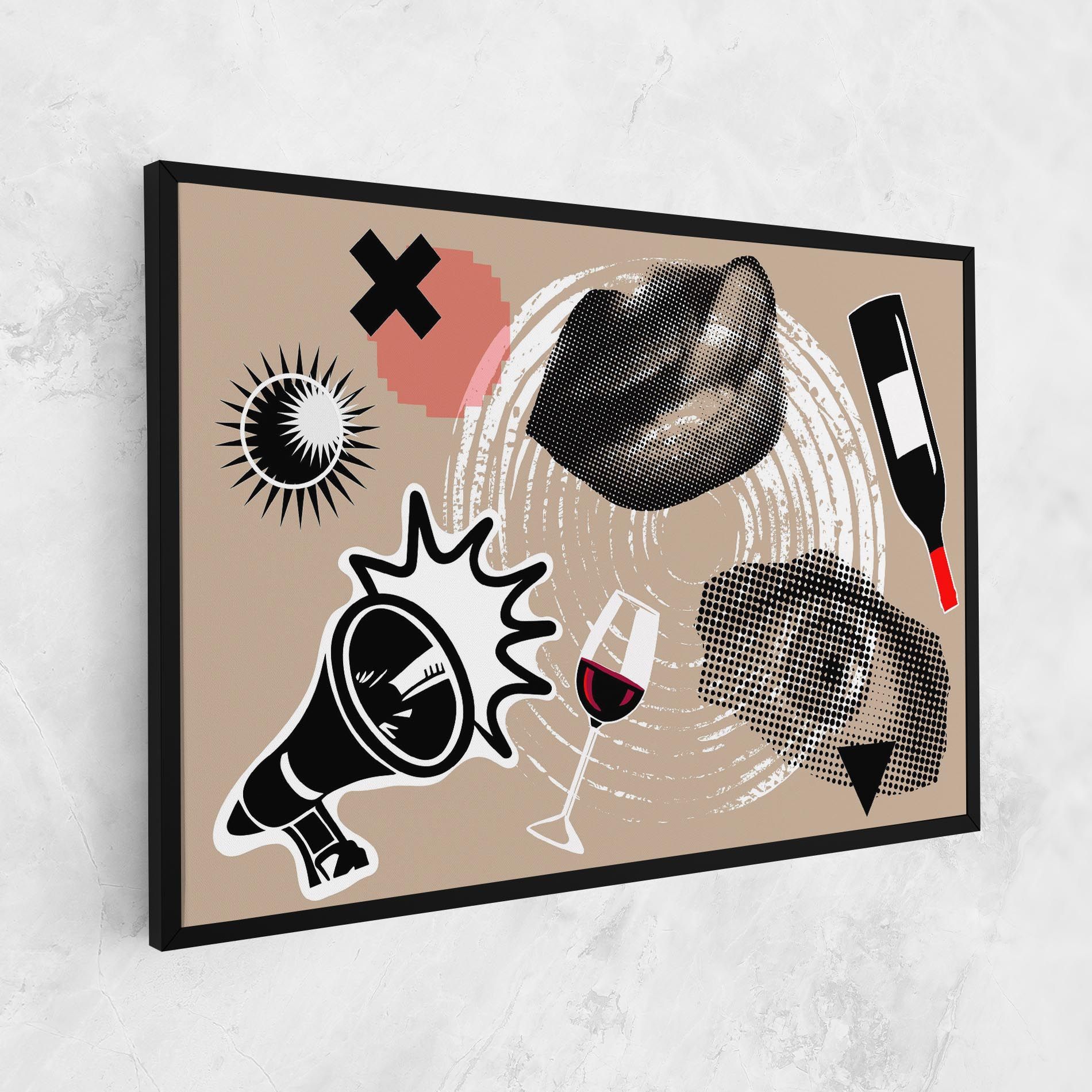 Lips Mouth Collage mockup 1