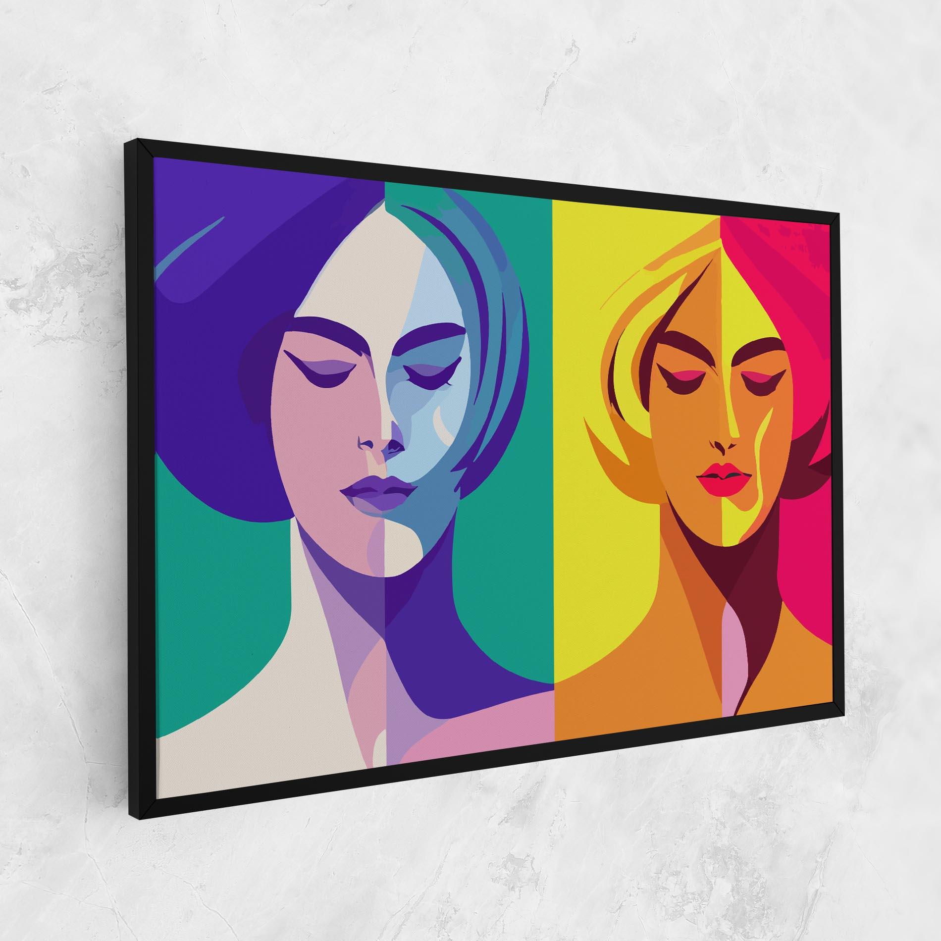 Tablou Canvas Winter Summer Girl mockup 1