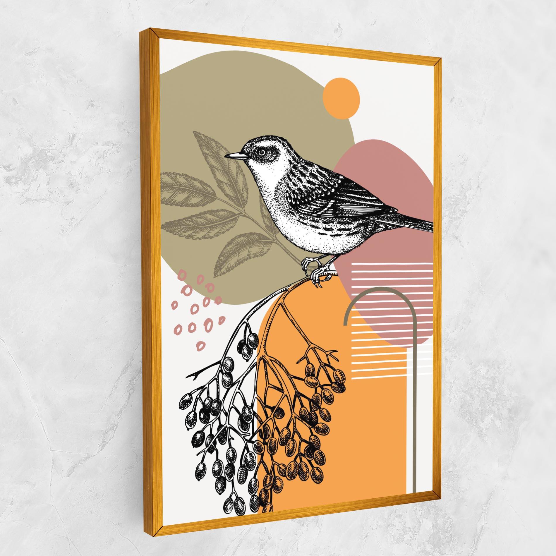 Tablou Canvas Bird Collage mockup 1