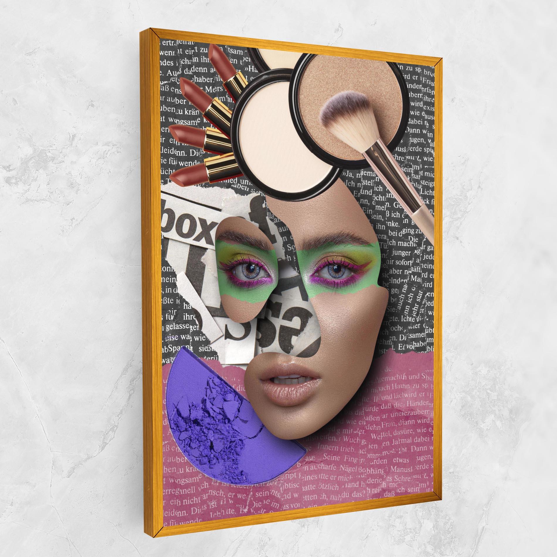 Tablou Canvas Makeup Collage mockup 1