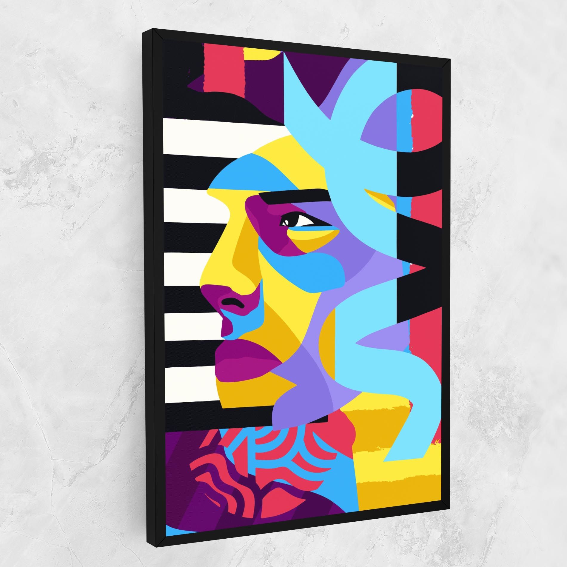Abstract Male Face mockup 1