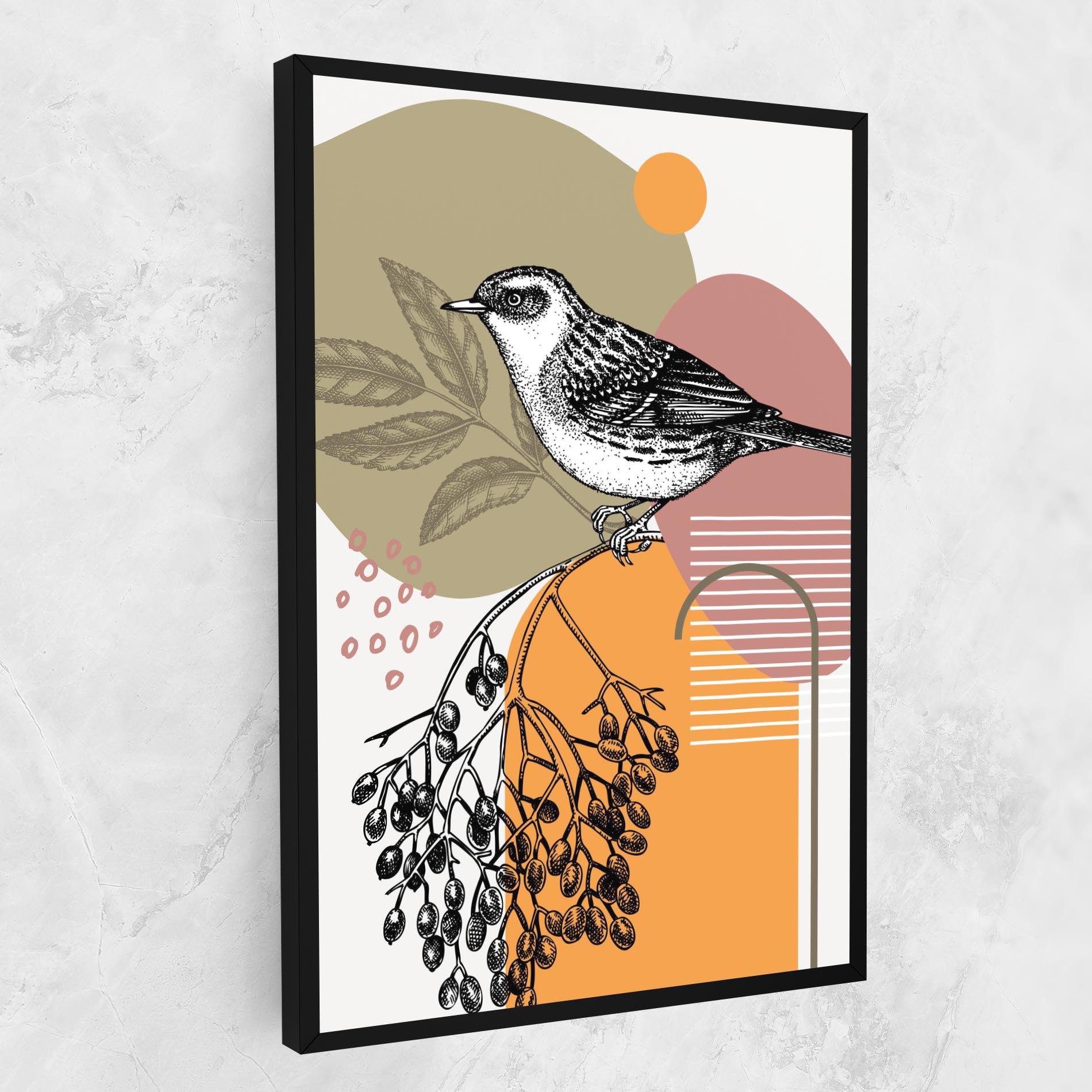Tablou Canvas Bird Collage mockup 1