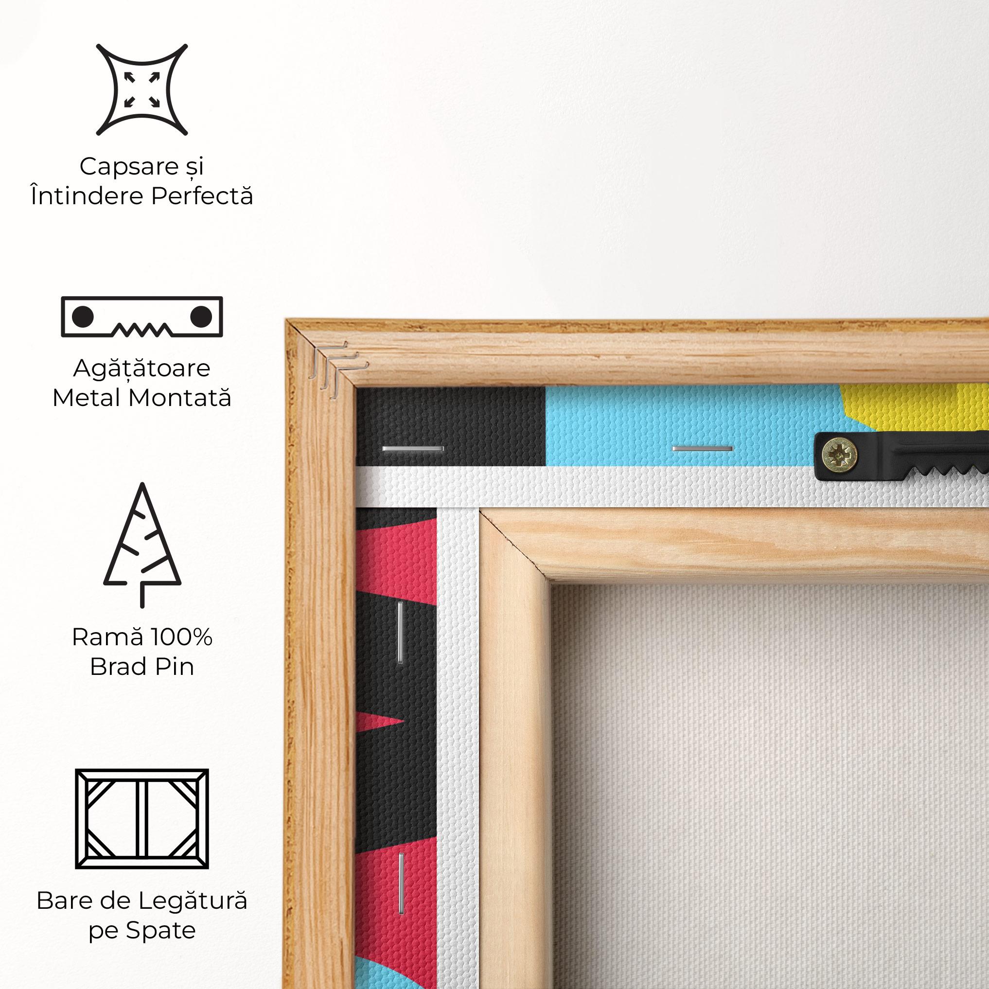 Tablou Canvas Abstract Male Face mockup 5