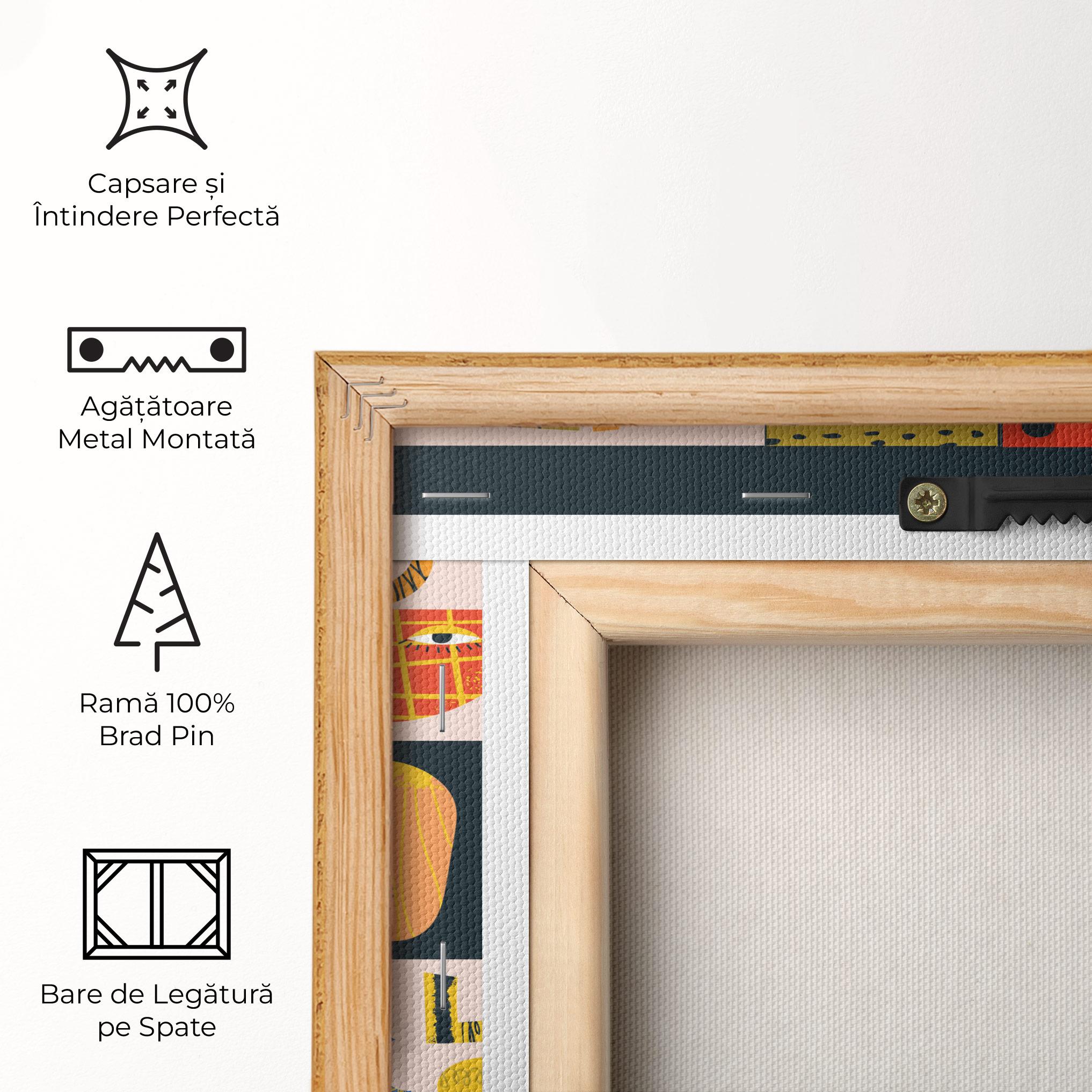 Tablou Canvas Cool Eye Shape mockup 5