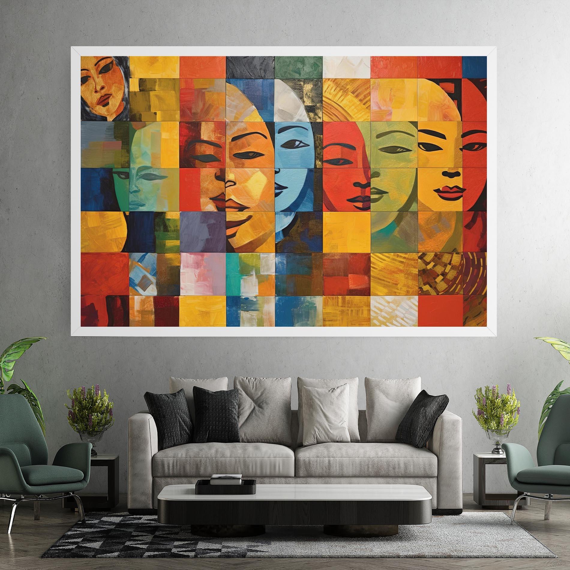 Tablou Canvas Abstract Concept Collage mockup 7