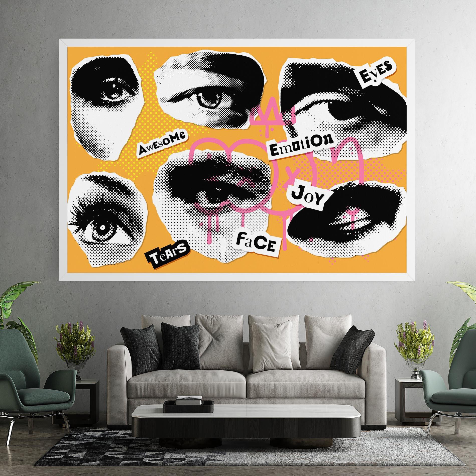 Tablou Canvas Awesome Emotions mockup 7