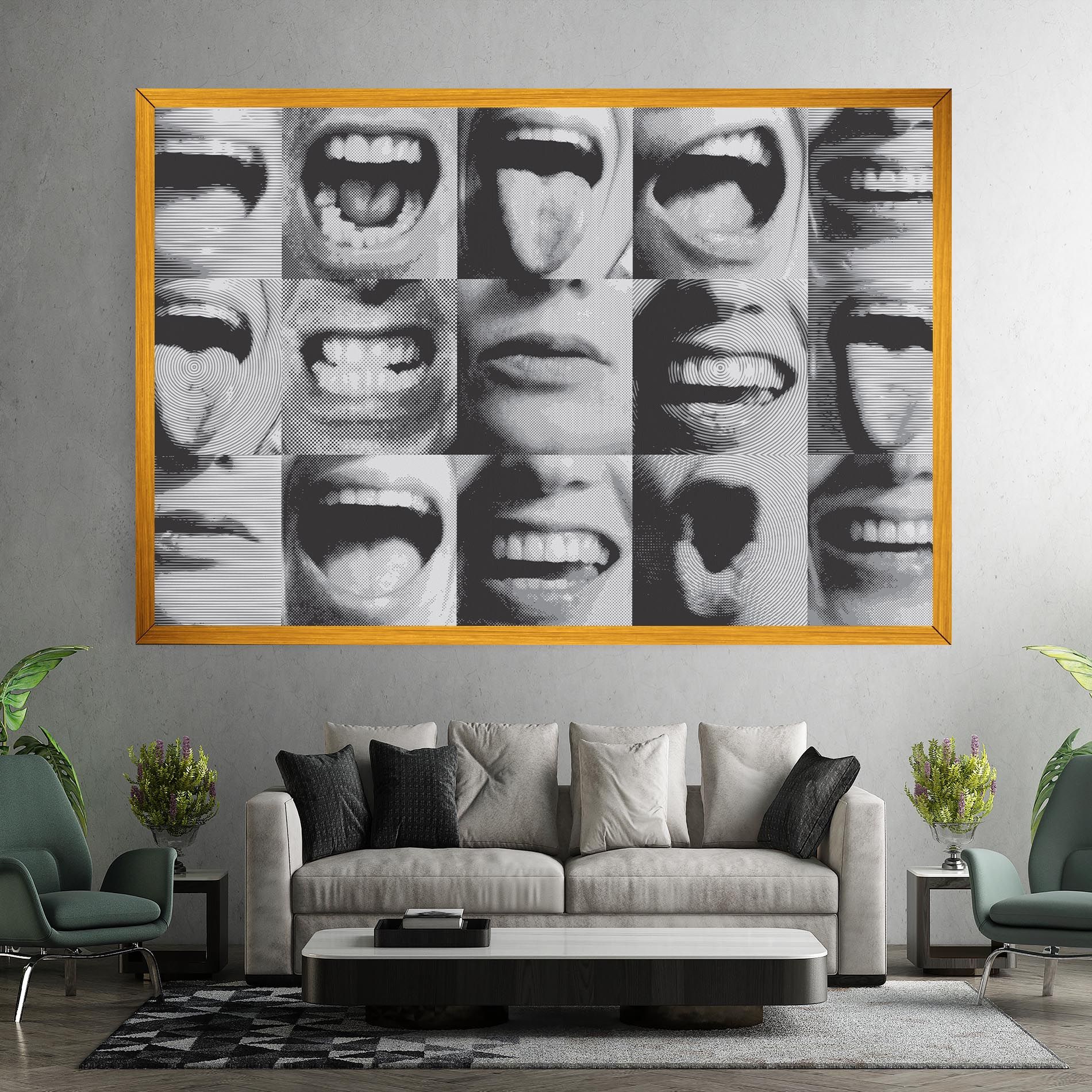 Grey Mouth Collage mockup 7