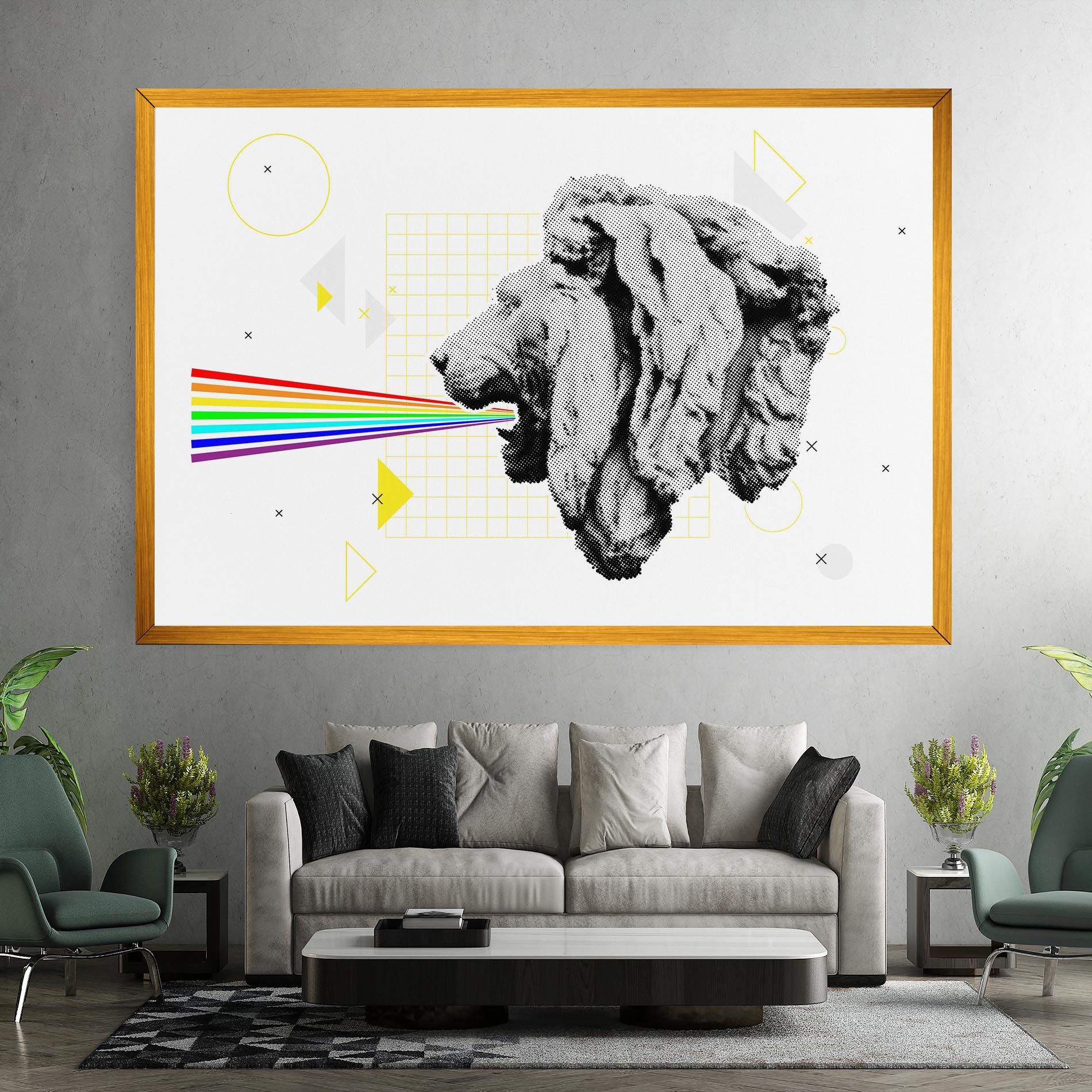 Lion Collage mockup 7